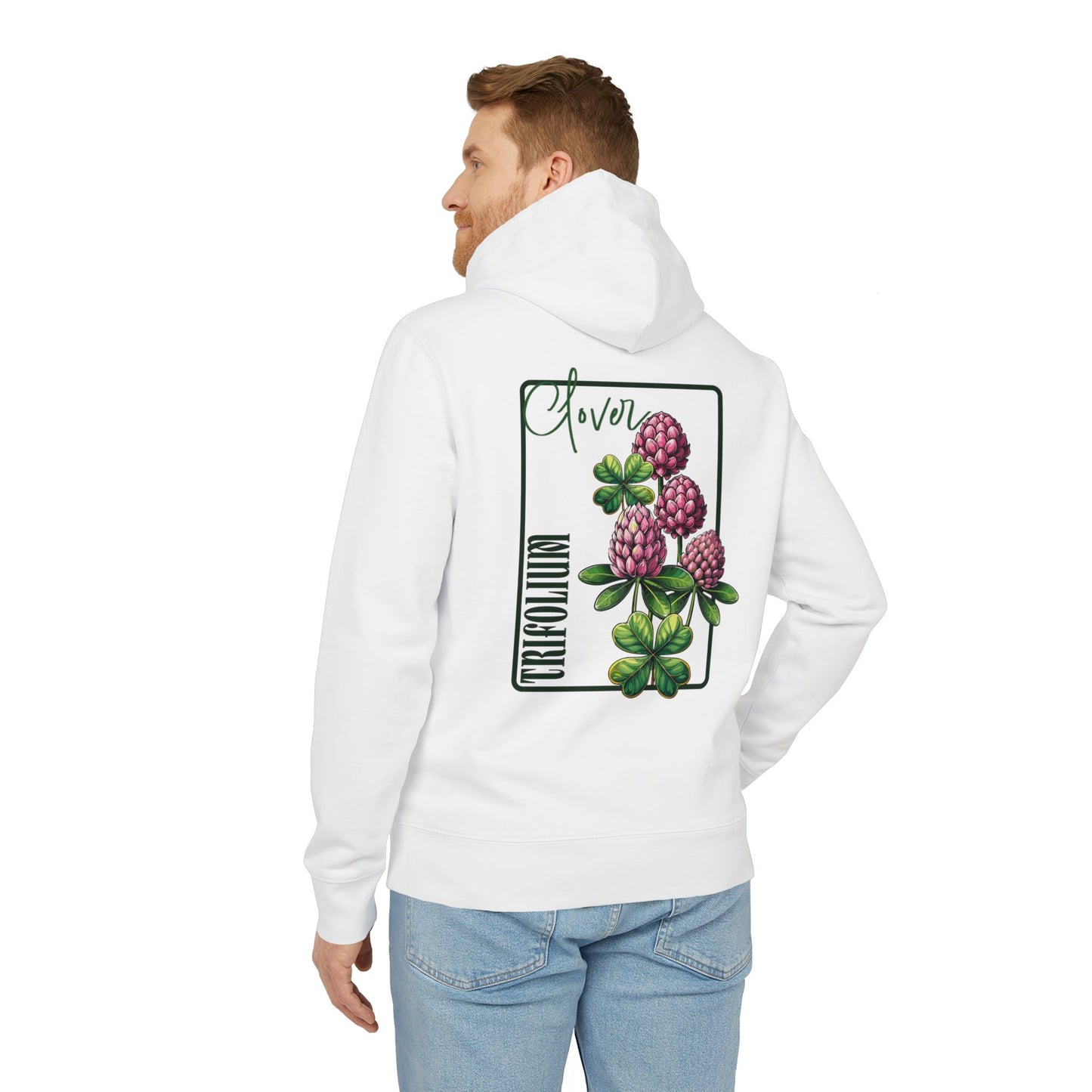Floral Clover Design Hoodie for Nature Lovers "Clover"