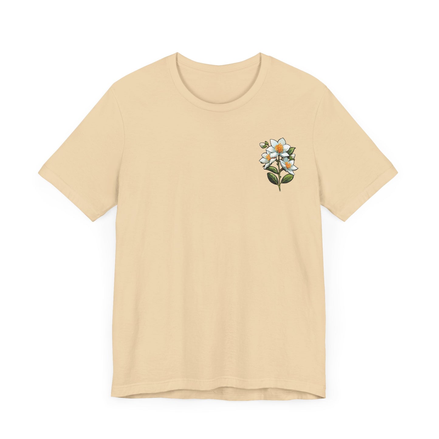 Floral Unisex Jersey Tee - 'La Spirituellement Officielle' Design