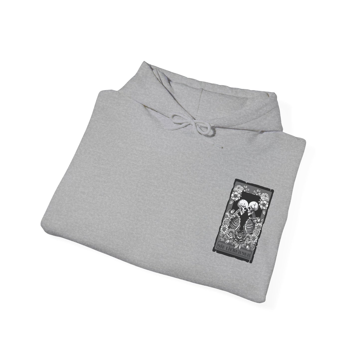 Die Liebenden Skeletons Hoodie - Unisex Heavy Blend Sweatshirt for Halloween & Unique Styling