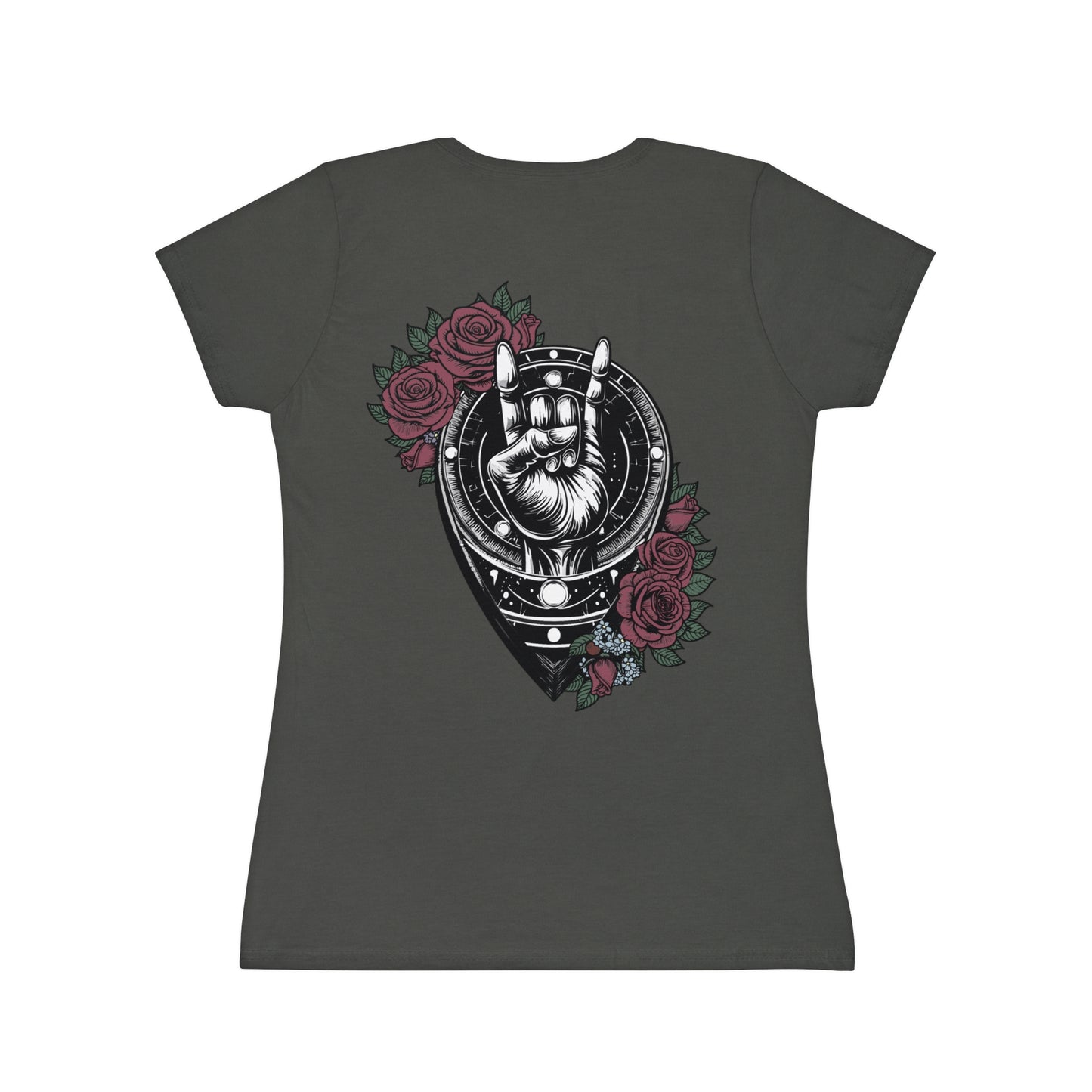 Rocking Floral Women's T-Shirt - Iconic Design with Roses