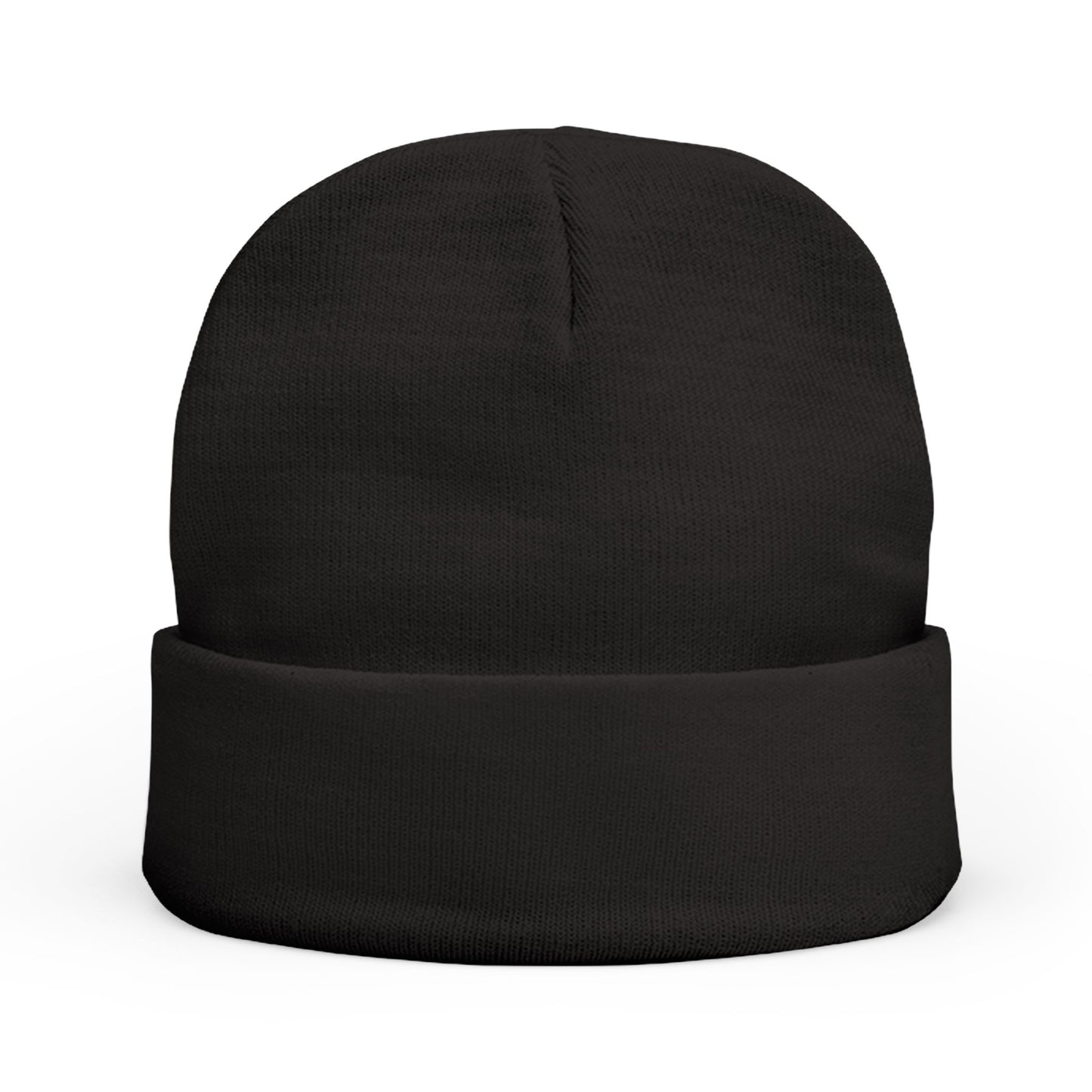 Embroidered Daisy Knit Beanie - Cozy Floral Winter Hat