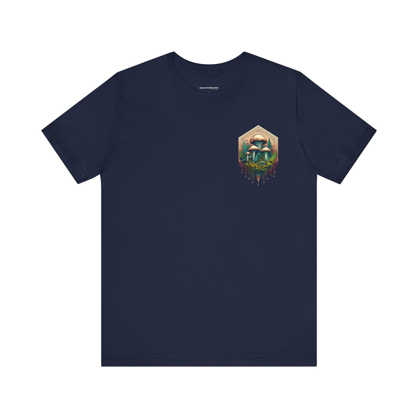 Mystical Mushroom Unisex Jersey Tee - Nature-Inspired Design