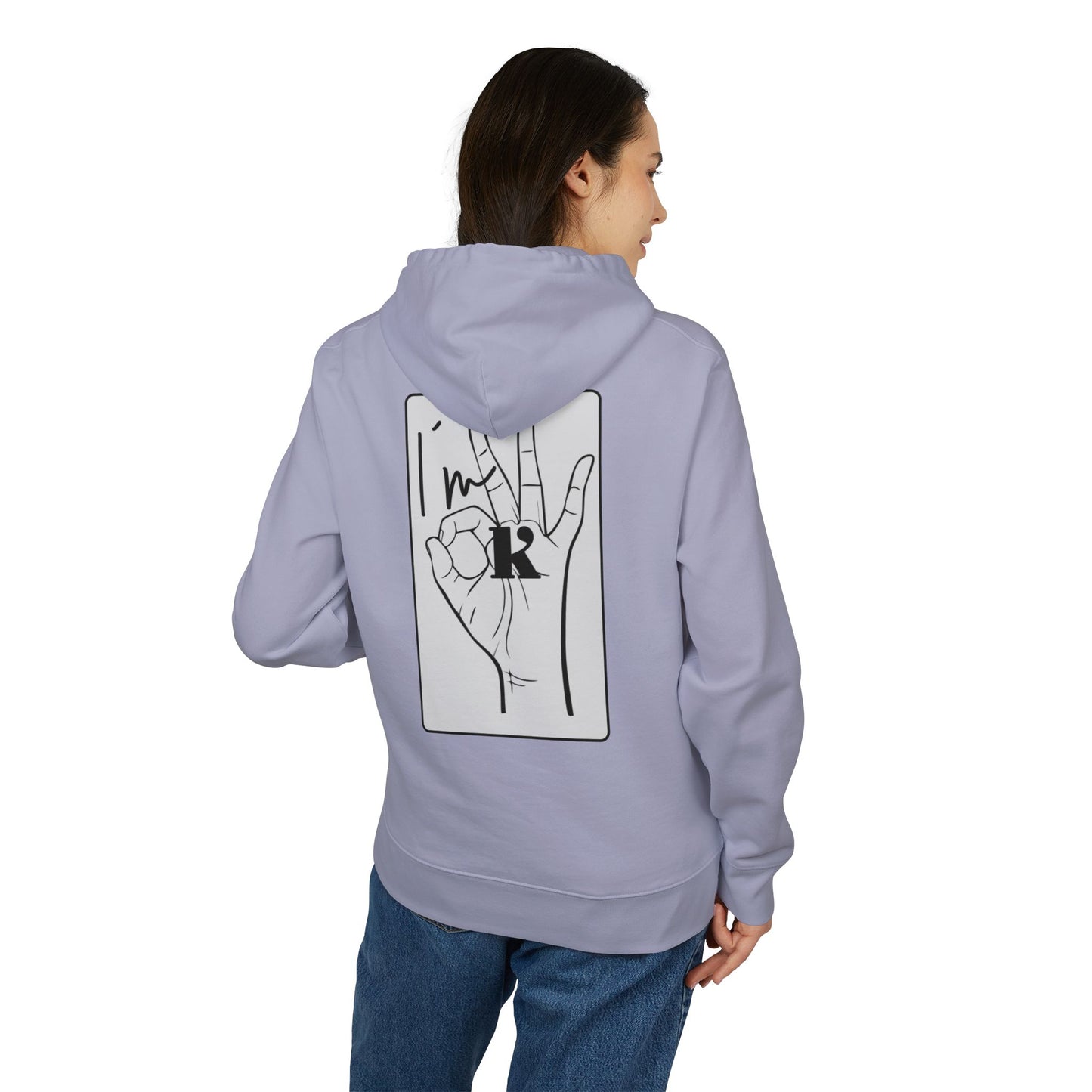 Copy of Hoodie - 'im ok' cool and casual design