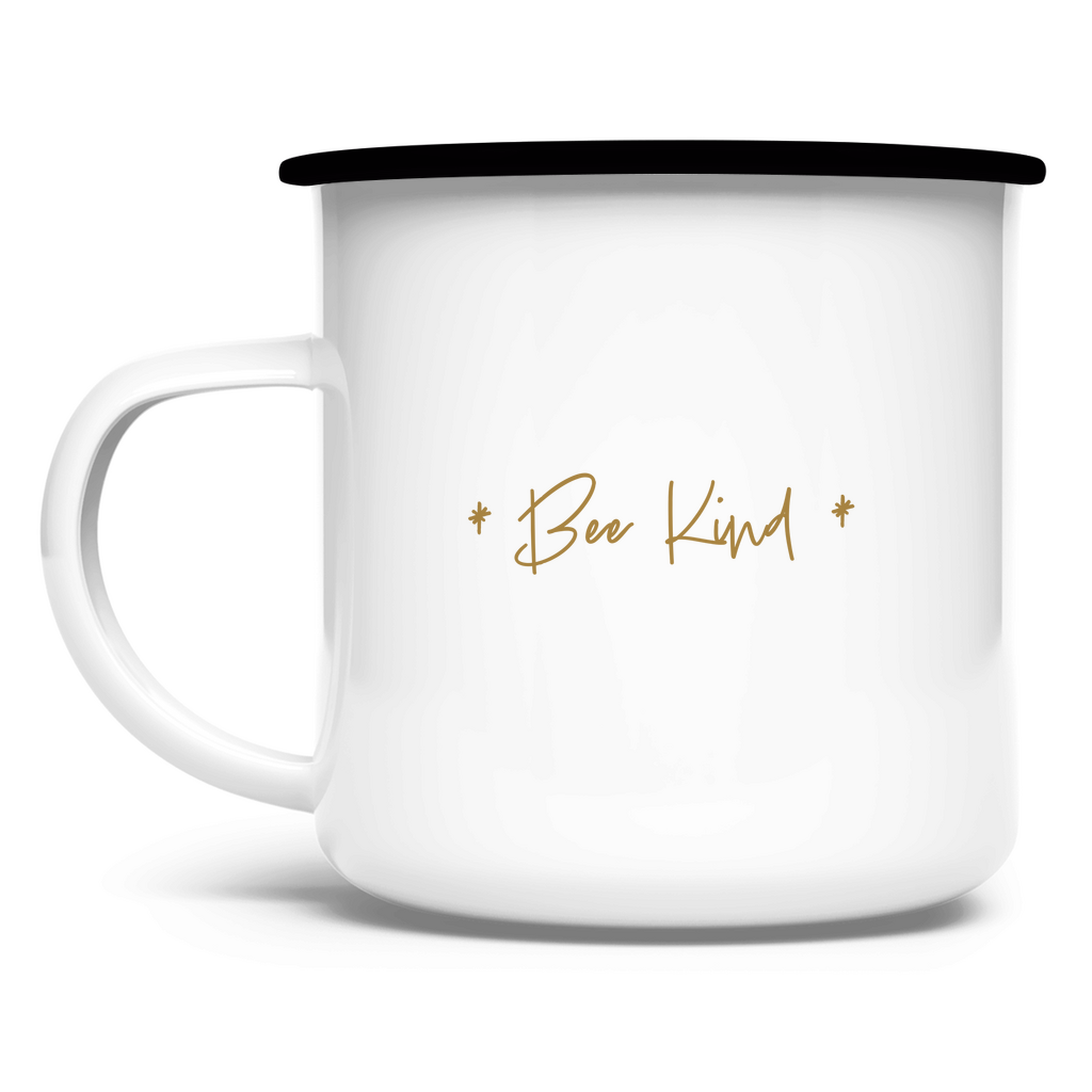 Emaille Tasse BEE Kind