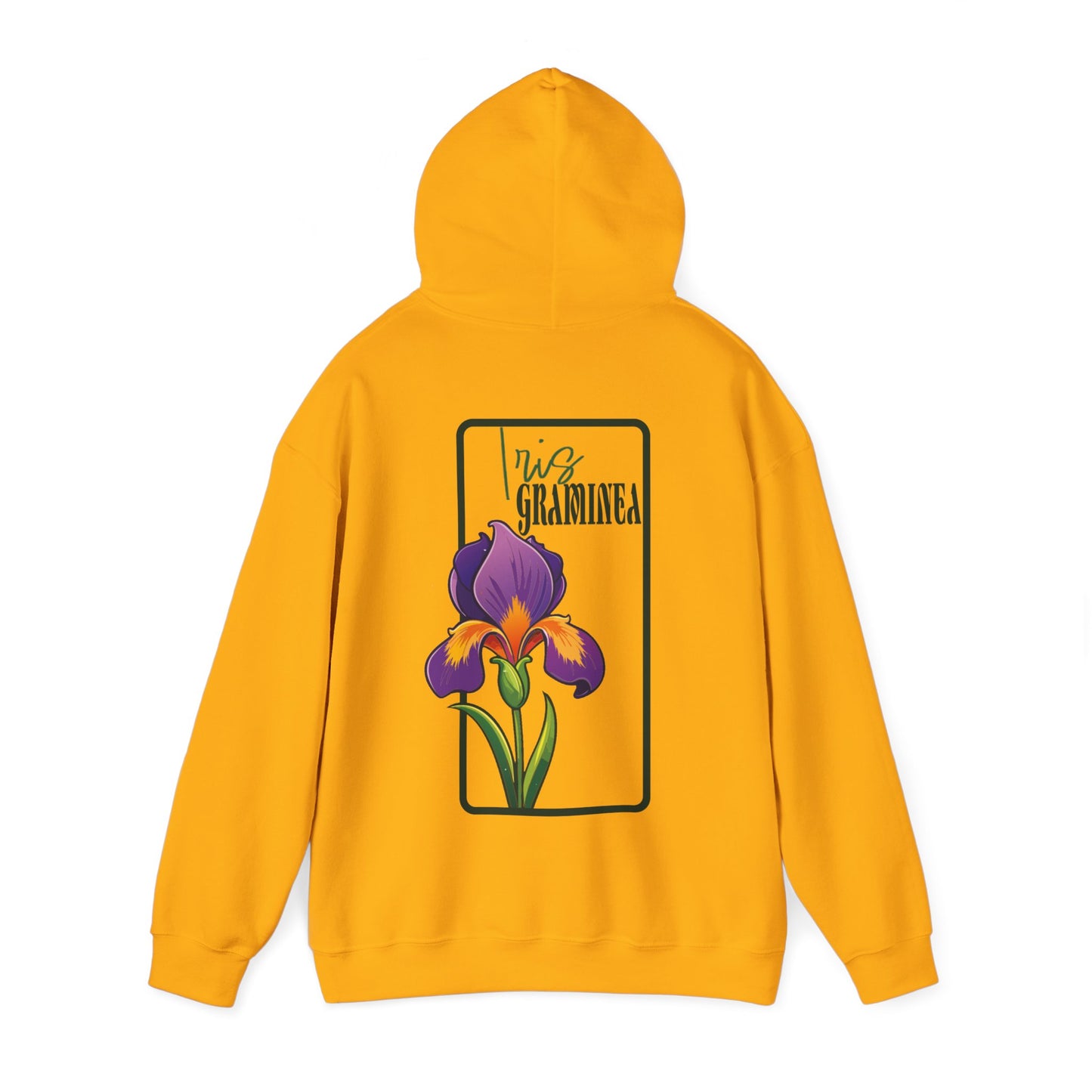 Floral Graphic Unisex Hoodie - 'Not Guaranteed' Iris Design