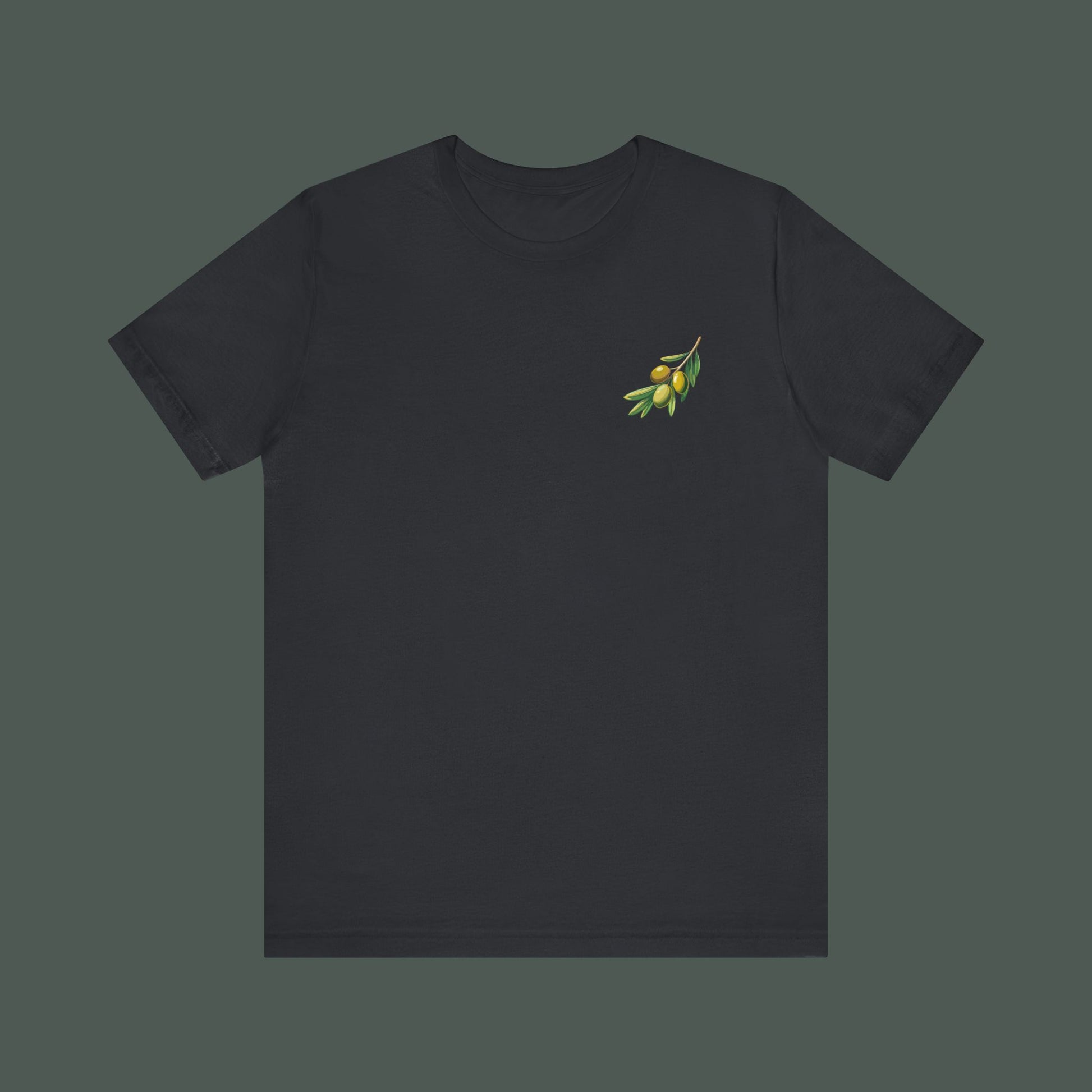 Olive Branch Graphic Tee - Nature Inspired Unisex Shirt, Summer Fashion, Gift for Gardening Lovers, Eco-Friendly Apparel, Casual Wear
