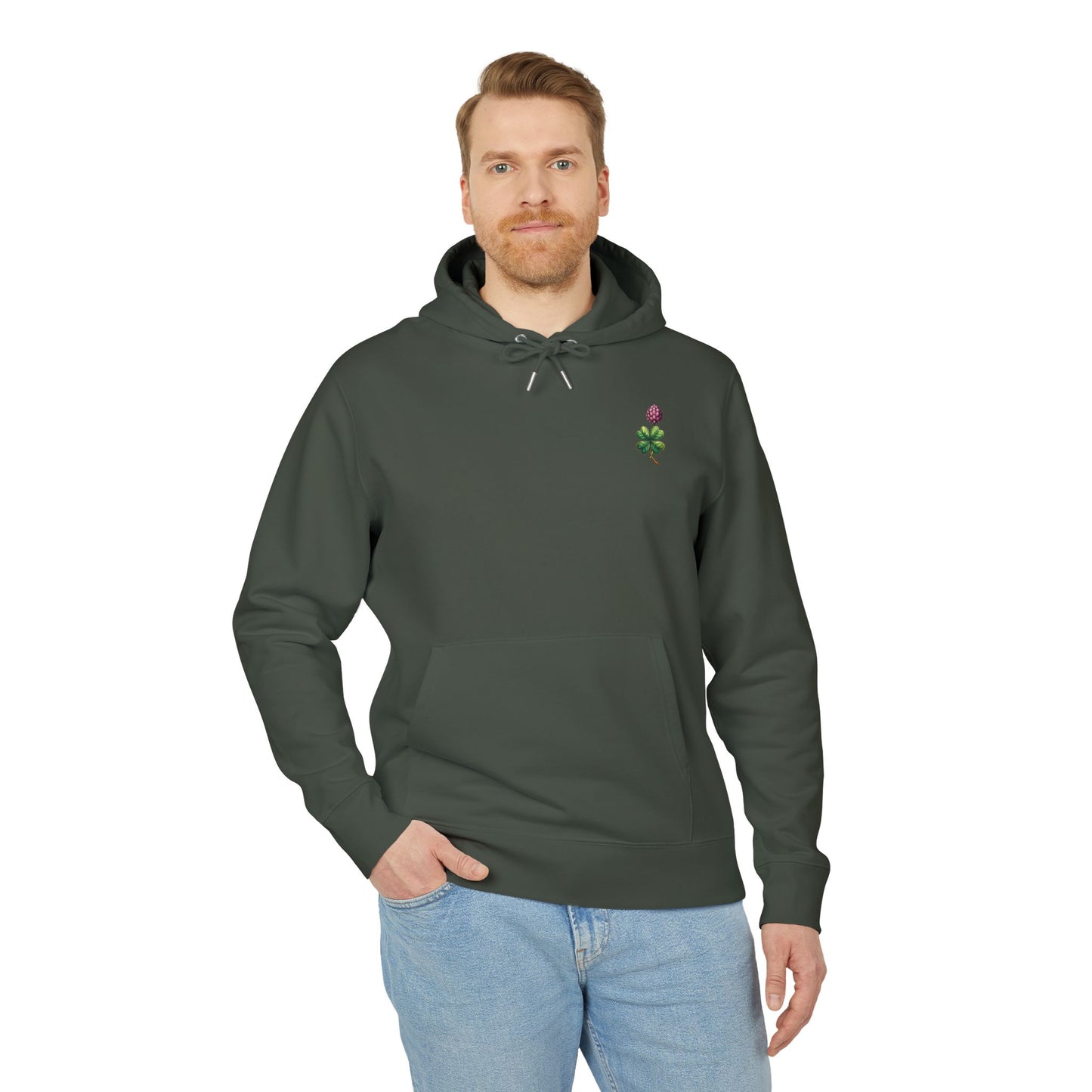 Floral Clover Design Hoodie for Nature Lovers "Clover"