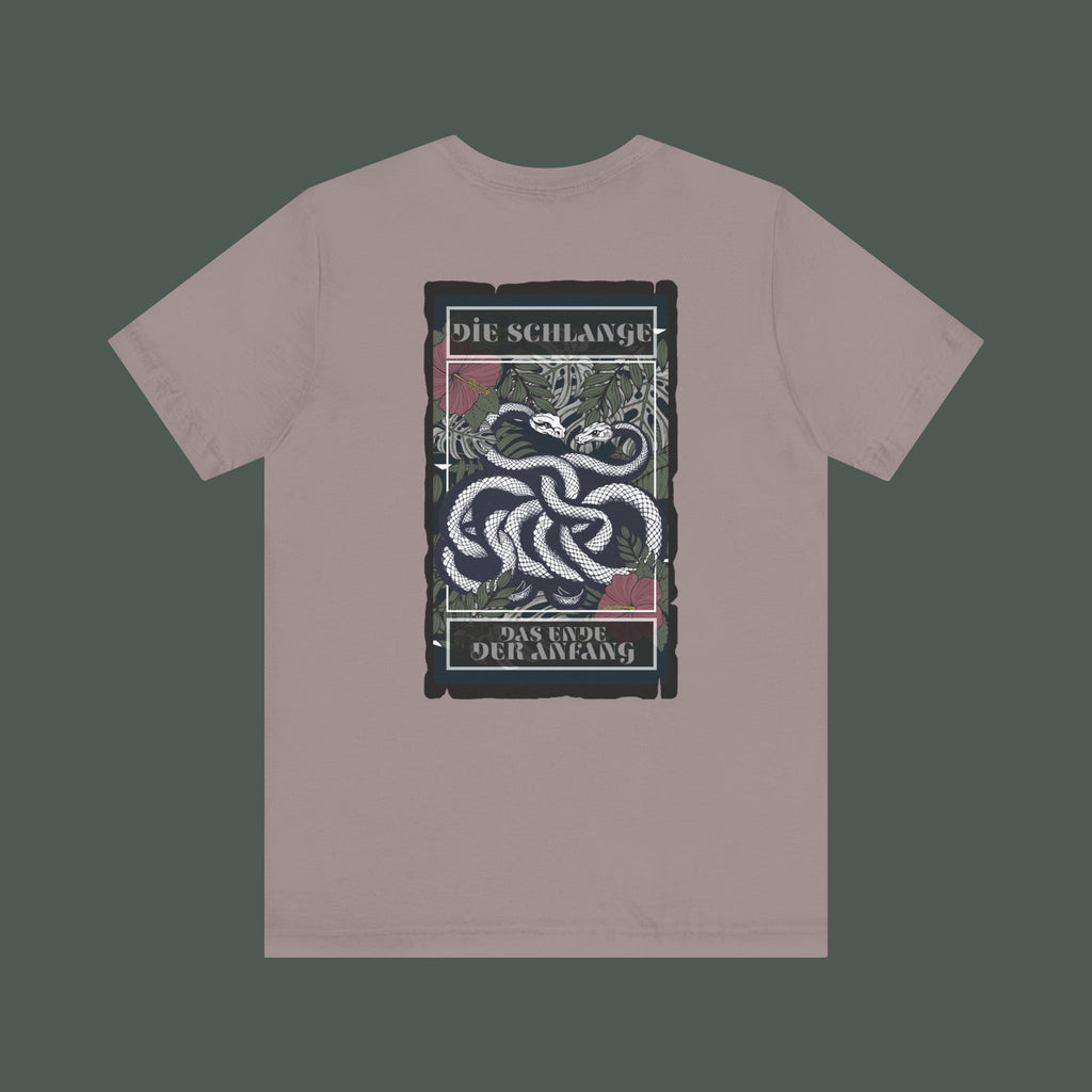 Unisex Graphic Tee, Artistic Snake Print T-Shirt, Cool Gift for Trendsetters, Casual Wear, Unique Fashion Style, Summer Essential
