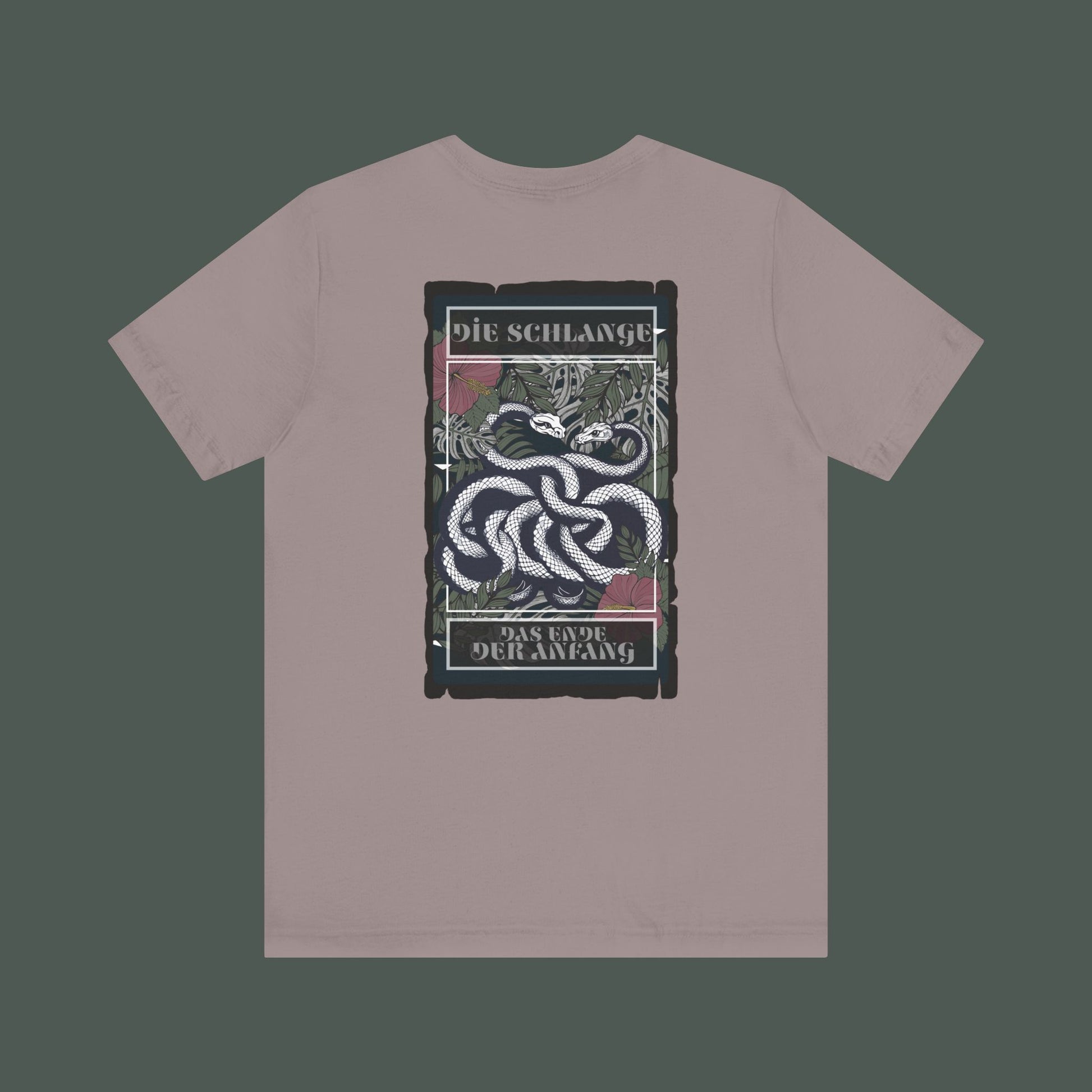 Unisex Graphic Tee, Artistic Snake Print T-Shirt, Cool Gift for Trendsetters, Casual Wear, Unique Fashion Style, Summer Essential