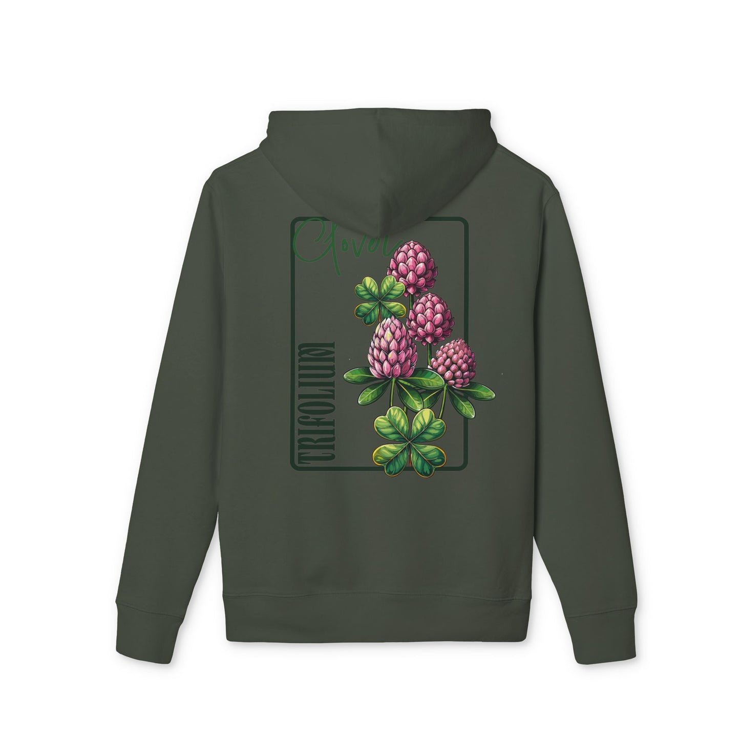 Floral Clover Design Hoodie for Nature Lovers "Clover"