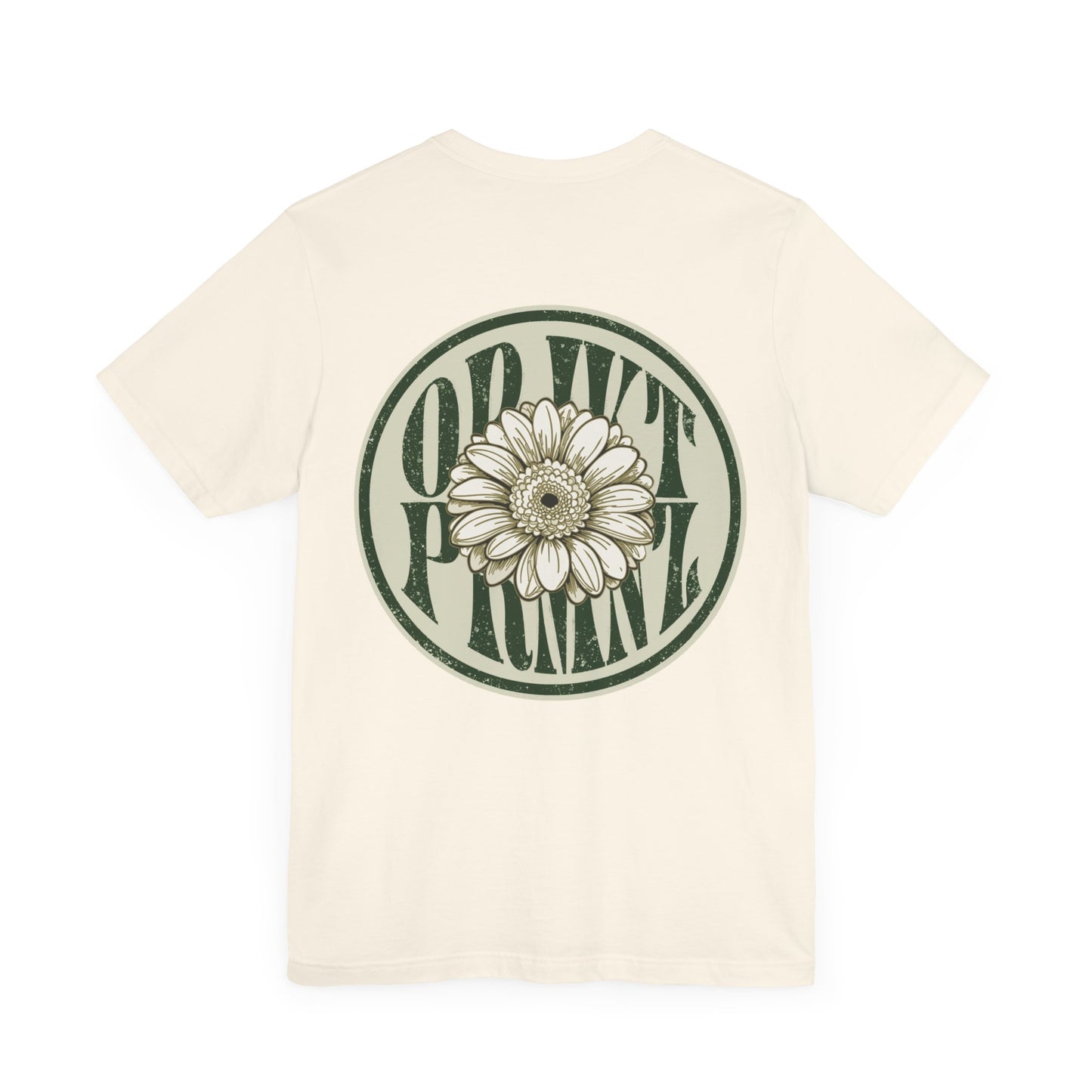 Floral Art Unisex Tee - Positive Vibes & Nature Inspired Apparel