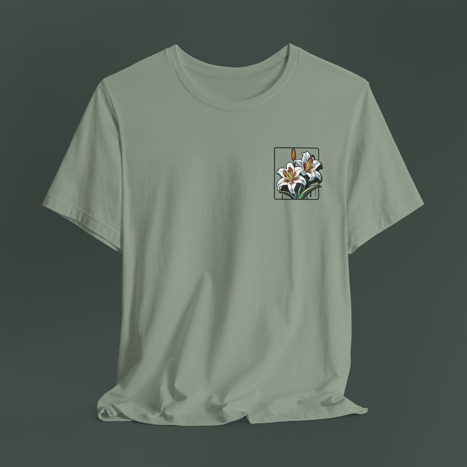 Floral Art Tee - Vintage Style Unisex Jersey Short Sleeve, Nature T-Shirt, Gift for Art Lovers, Spring and Summer Fashion, Unique Gift Idea