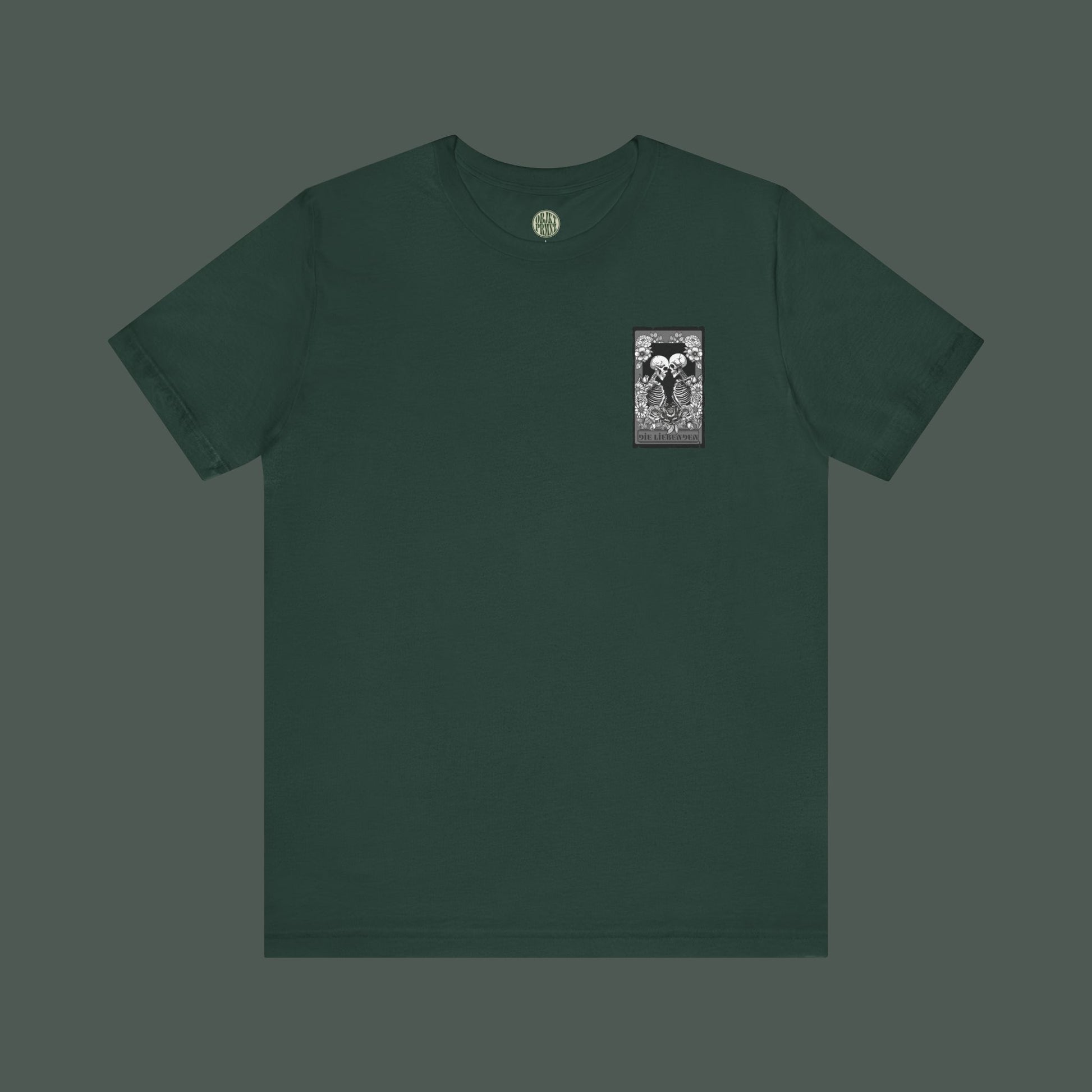 High-Quality Graphic Tee, Skeletons, Casual Wear, Halloween Shirt, Gift for Him/Her, Everyday Comfort
