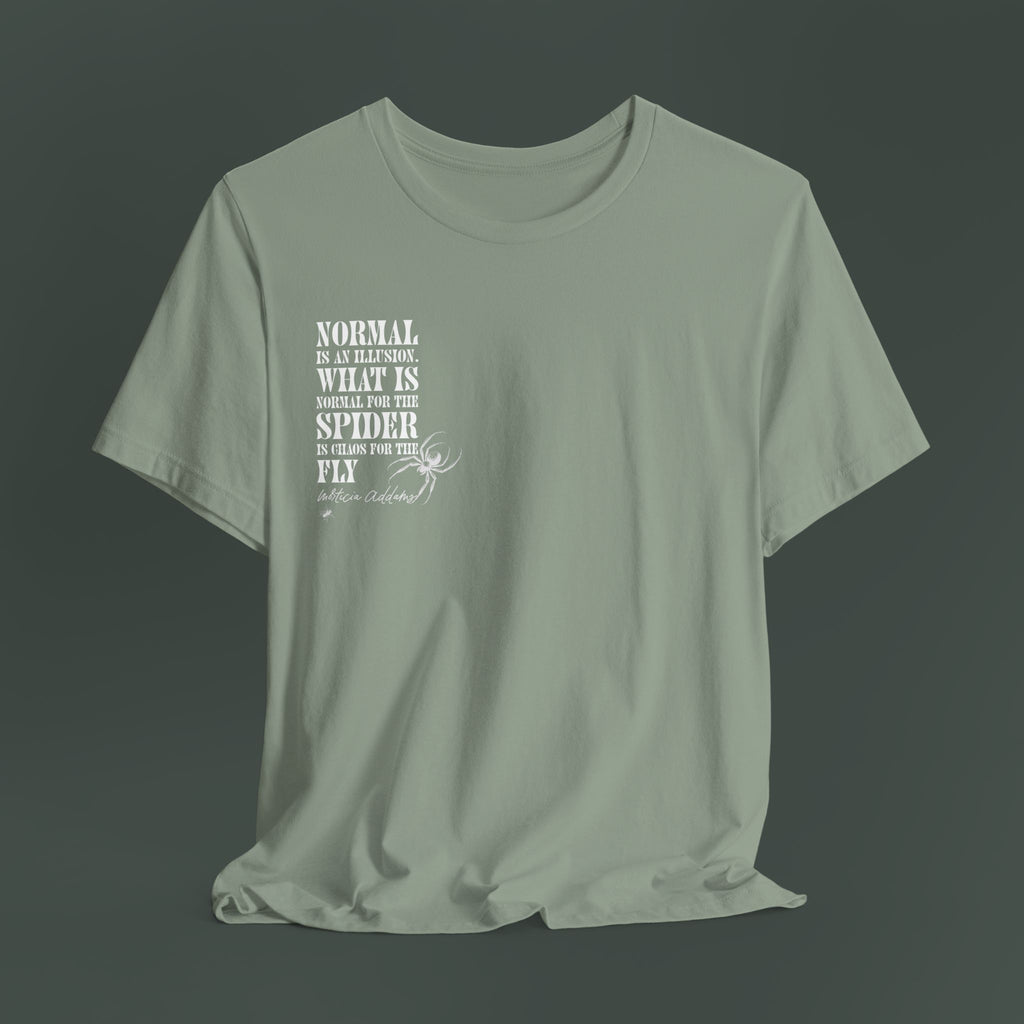 Spider Graphic Tee, Unique Unisex Shirt, Quirky Gift for Nature Lovers, Birthday and Halloween Apparel, Cool Casual Wear