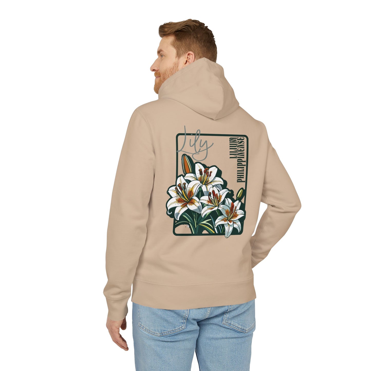 Floral Unisex Hoodie - Striking Lily Design for Nature Lovers "Lily"