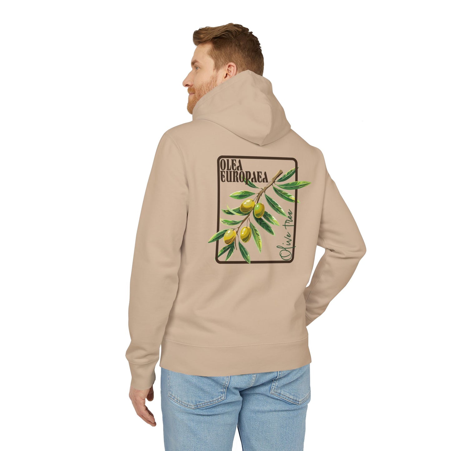 Olive Branch Unisex Hoodie - Cozy Nature-Inspired Apparel
