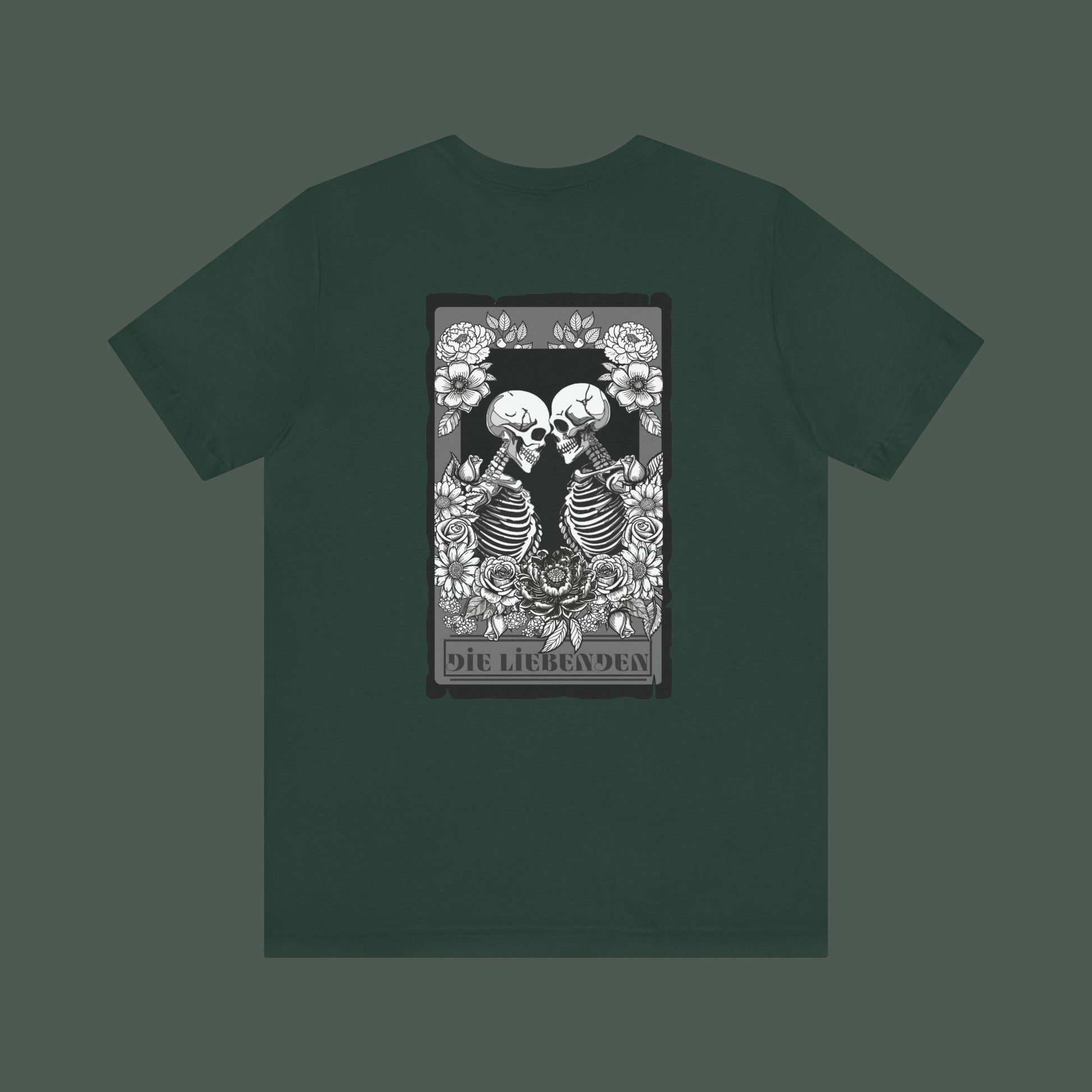High-Quality Graphic Tee, Skeletons, Casual Wear, Halloween Shirt, Gift for Him/Her, Everyday Comfort