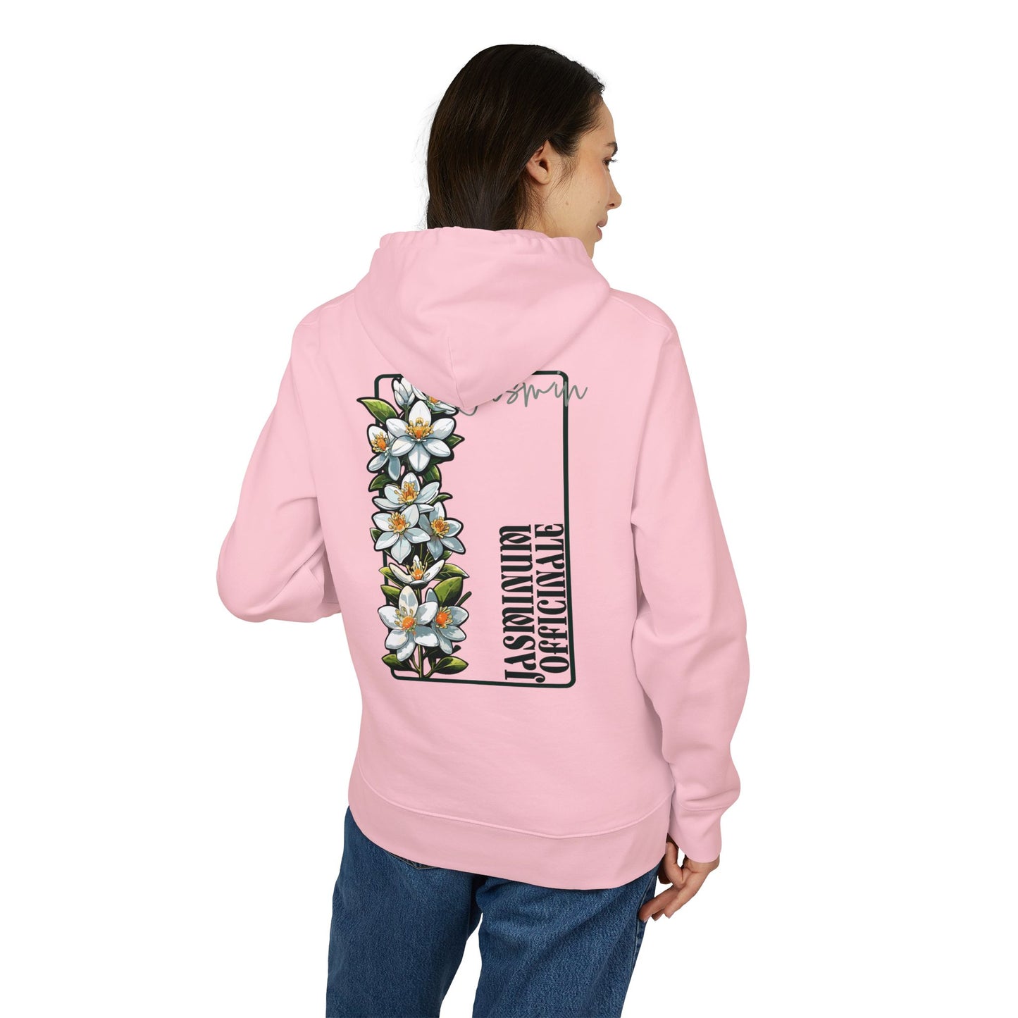 Floral Embroidered Unisex Hoodie - Stylish Comfort for Every Occasion "Jasmin"
