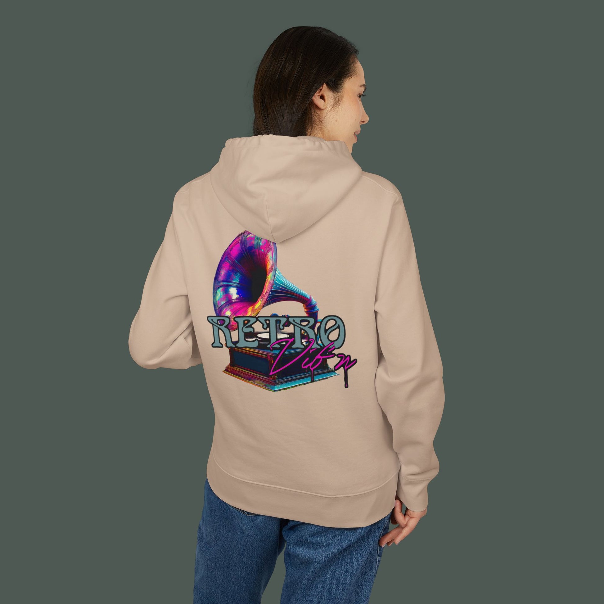 Retro Style Unisex Hoodie, Cozy Streetwear, Perfect for Gifting, Casual Wear, Music Lovers, Cool Vibes
