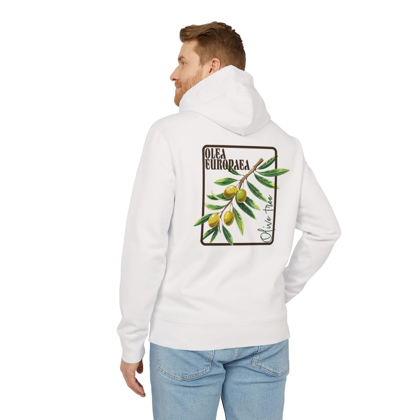 Olive Branch Unisex Hoodie - Cozy Nature-Inspired Apparel