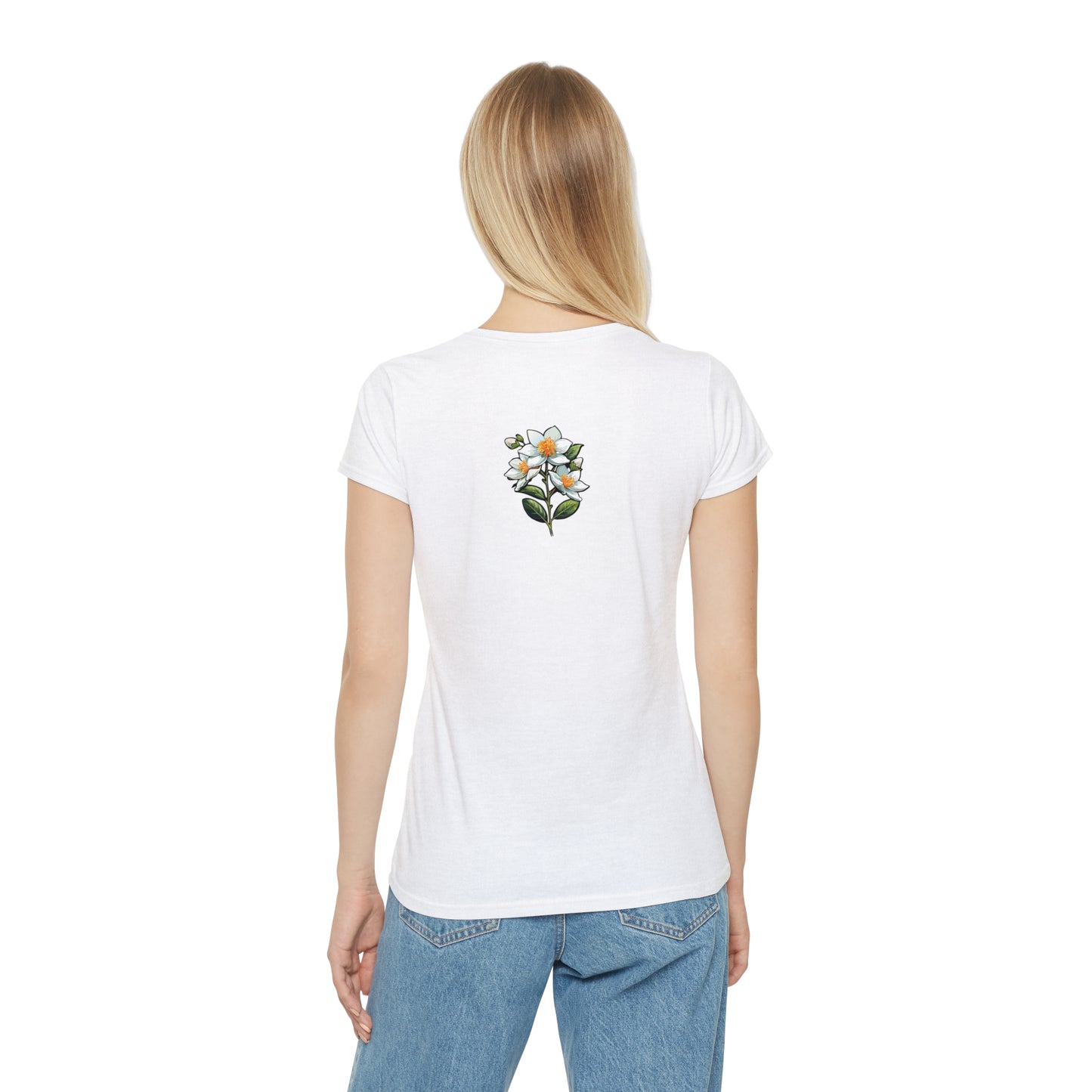 Floral Women's Iconic T-Shirt - Elegant Floral Design for Everyday Wear