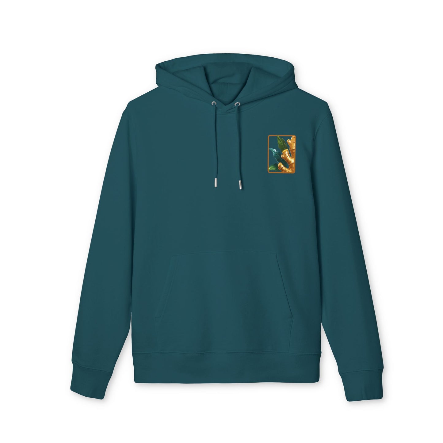 Ginger-Inspired Unisex Cruiser Hoodie - Botanical Art Design "Ginger"