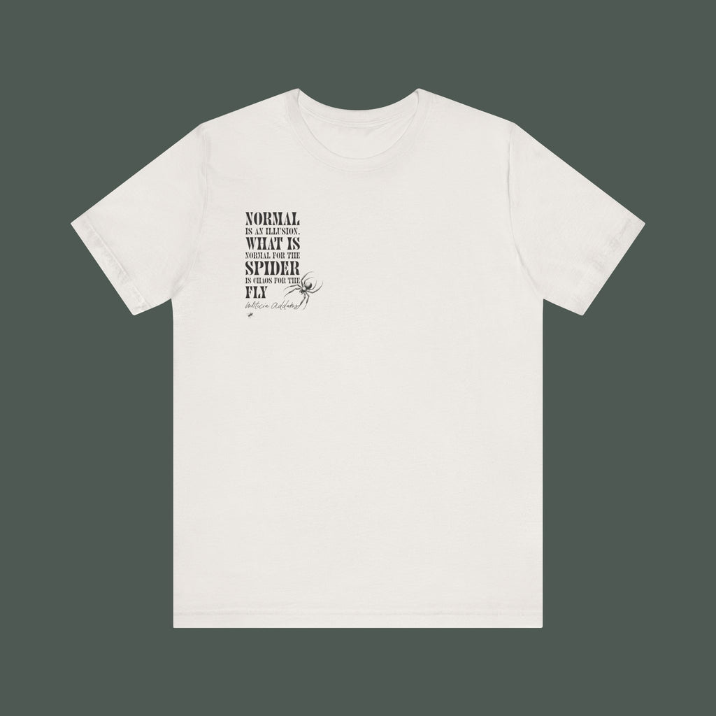Spider Graphic Tee, Unique Unisex Shirt, Quirky Gift for Nature Lovers, Birthday and Halloween Apparel, Cool Casual Wear