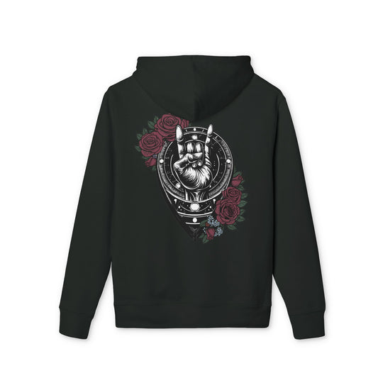 Rockin' Roses Unisex Hoodie with Graphic Art