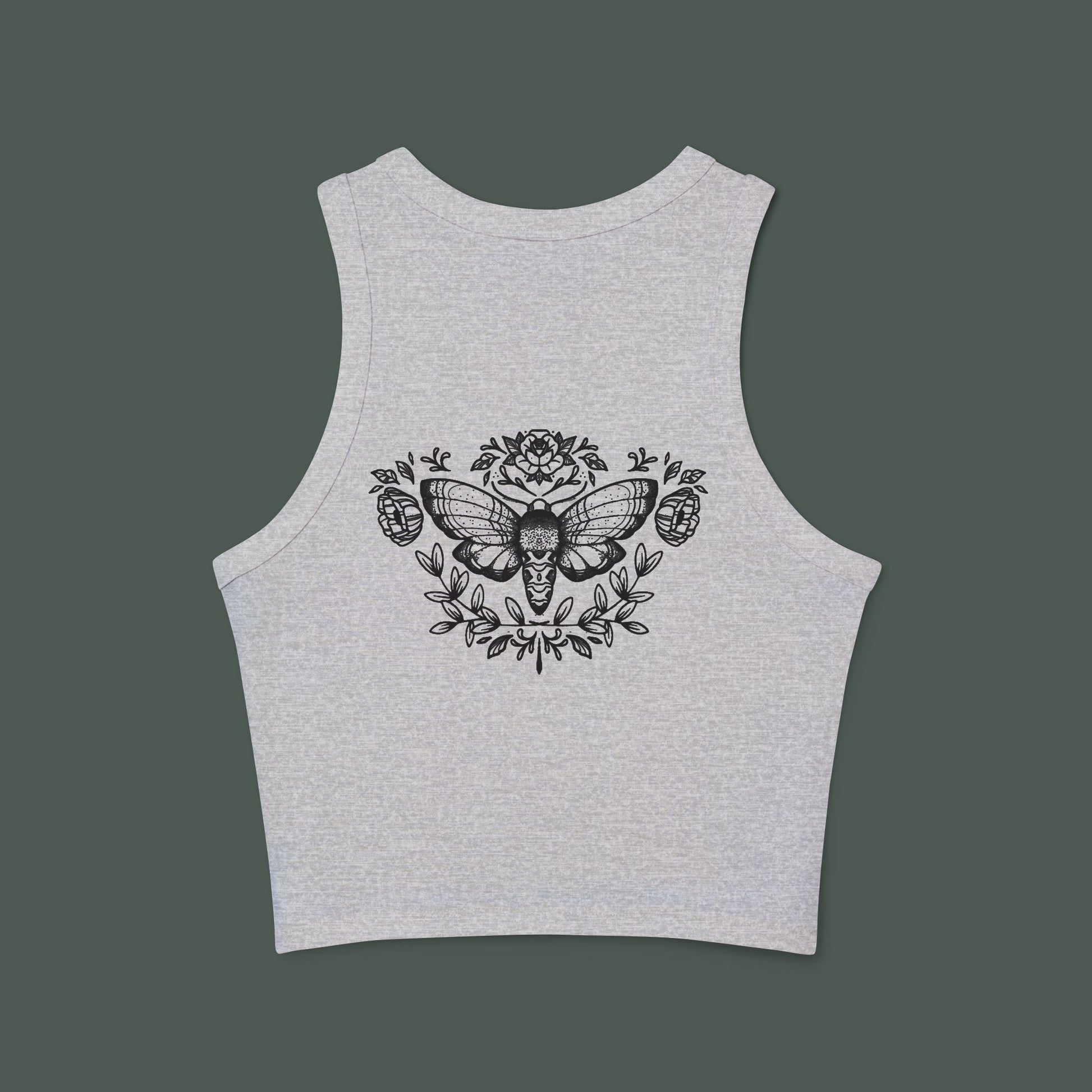 Women's Micro Rib Racer Tank Top, Summer Style, Casual Wear, Gift for Her, Eco-Friendly Fashion