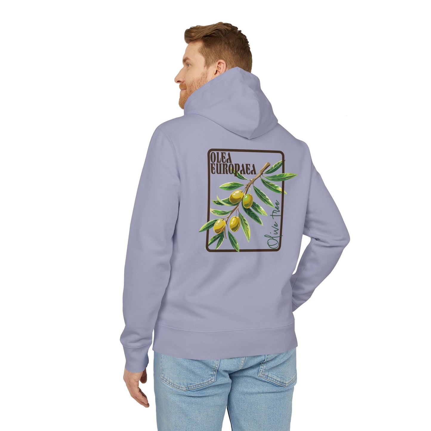 Olive Branch Unisex Hoodie - Cozy Nature-Inspired Apparel
