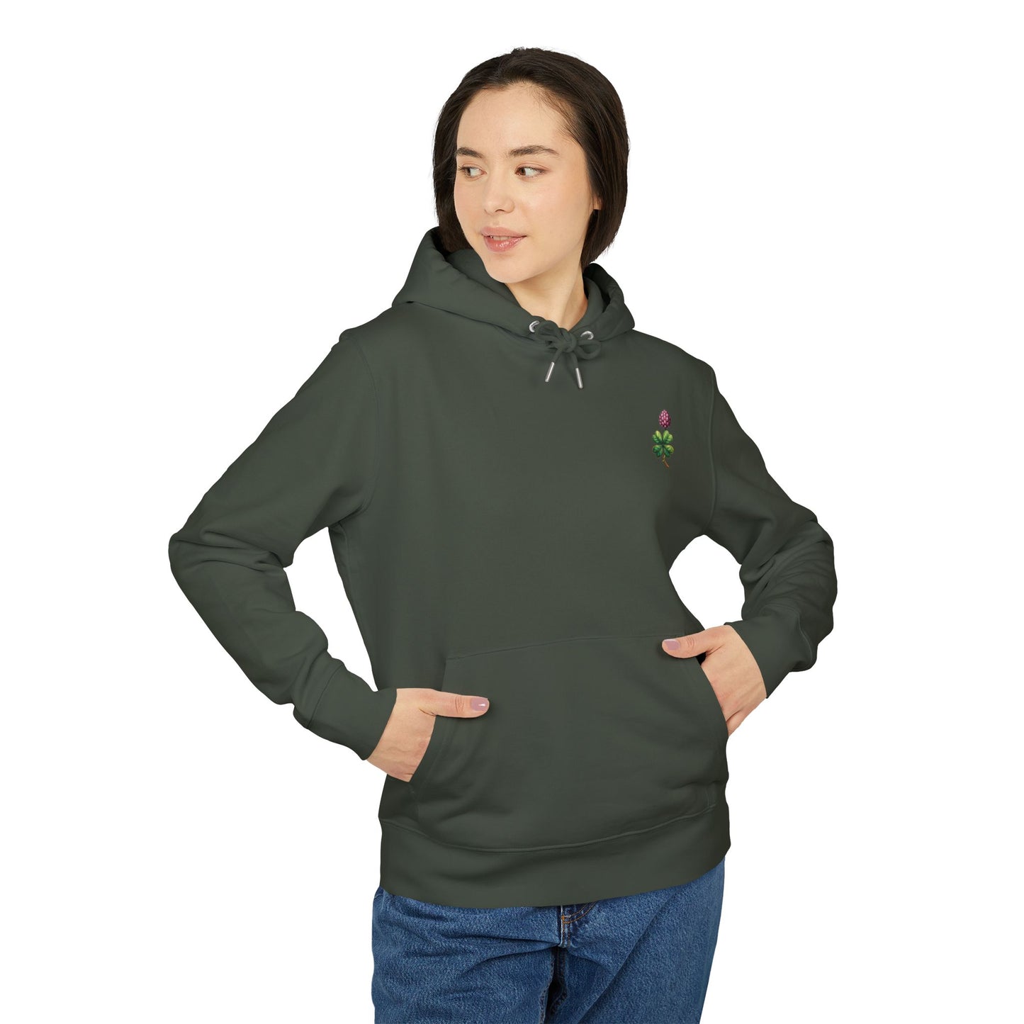 Floral Clover Design Hoodie for Nature Lovers "Clover"