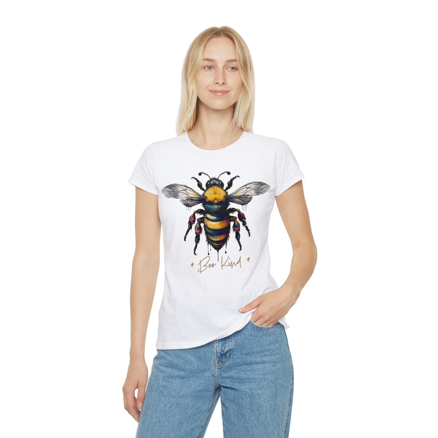 Bee Kind Iconic Women's T-Shirt - Positive Vibe Casual Tee