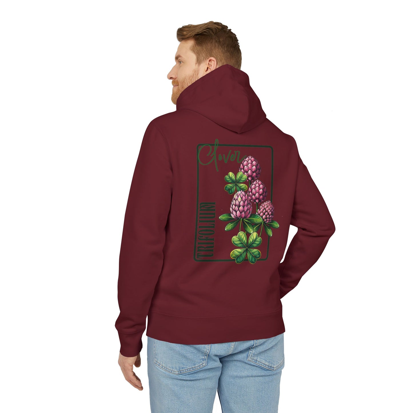 Floral Clover Design Hoodie for Nature Lovers "Clover"