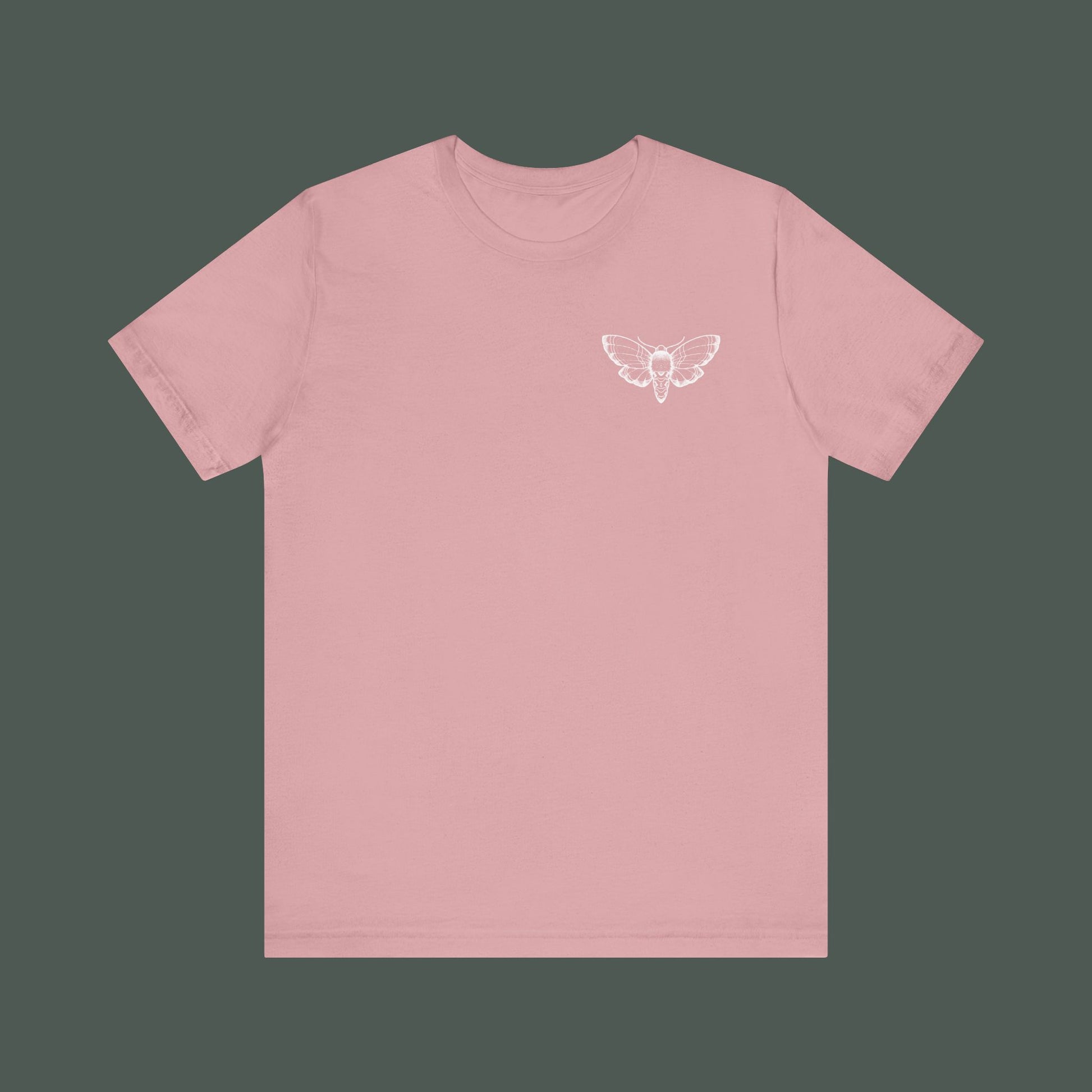 Artistic Moth Graphic Tee, Casual Unisex T-Shirt for Nature Lovers, Unique Gift for Birthdays, Festivals, and Everyday Wear