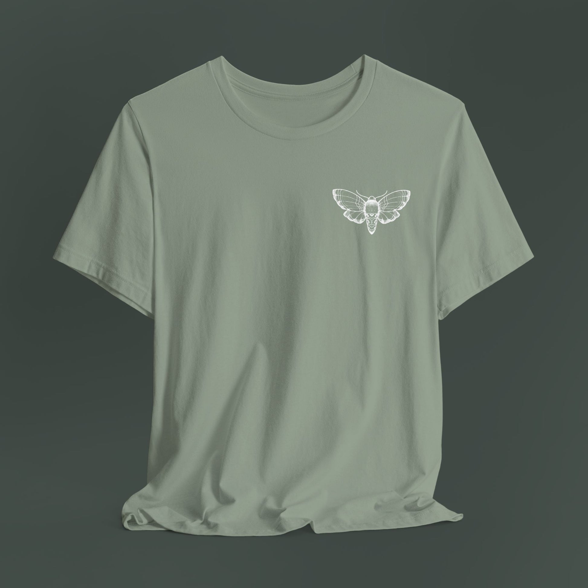 Artistic Moth Graphic Tee, Casual Unisex T-Shirt for Nature Lovers, Unique Gift for Birthdays, Festivals, and Everyday Wear