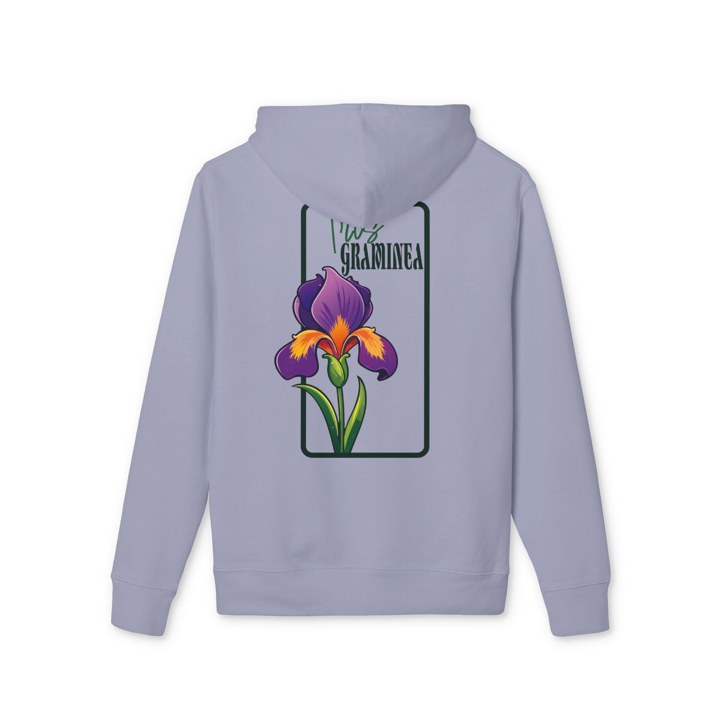 Floral Graphic Unisex Hoodie - Perfect for Spring Celebrations "Iris"