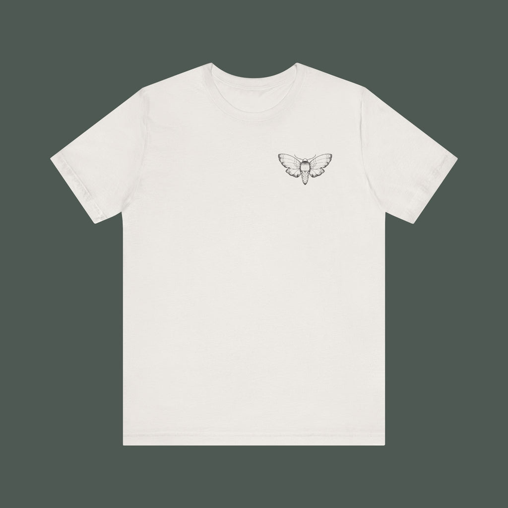 Artistic Moth Graphic Tee, Casual Unisex T-Shirt for Nature Lovers, Unique Gift for Birthdays, Festivals, and Everyday Wear