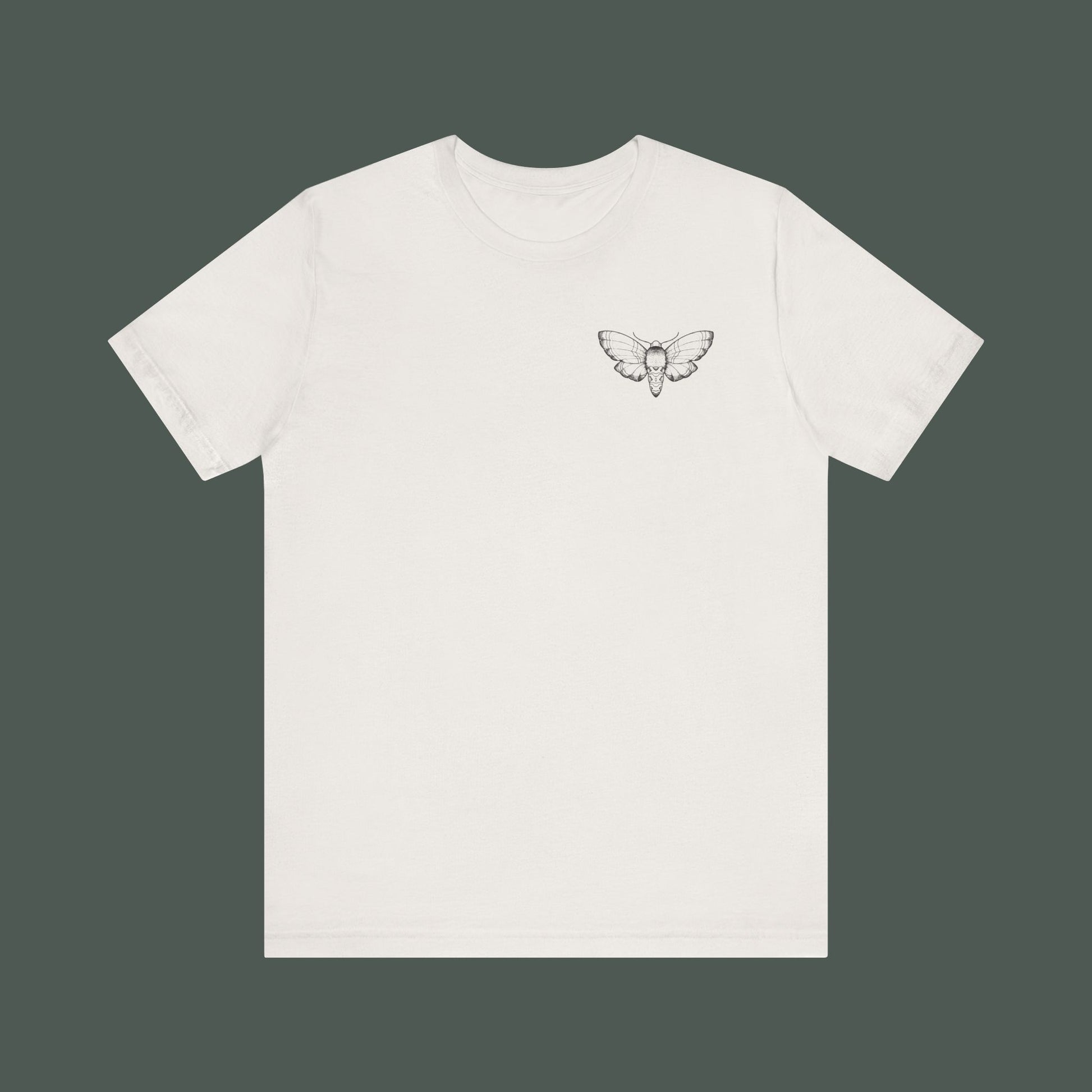 Artistic Moth Graphic Tee, Casual Unisex T-Shirt for Nature Lovers, Unique Gift for Birthdays, Festivals, and Everyday Wear