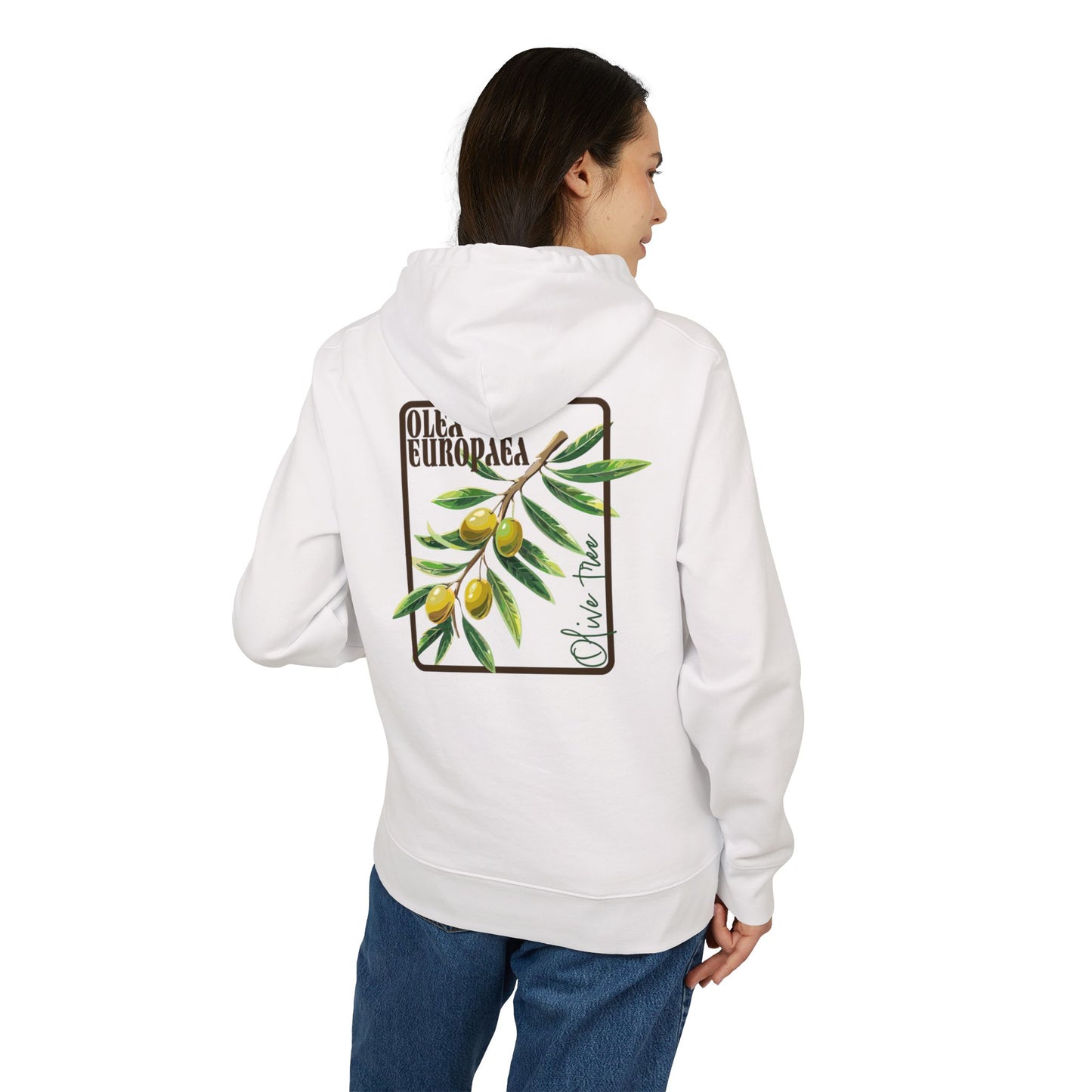 Olive Branch Unisex Hoodie - Cozy Nature-Inspired Apparel