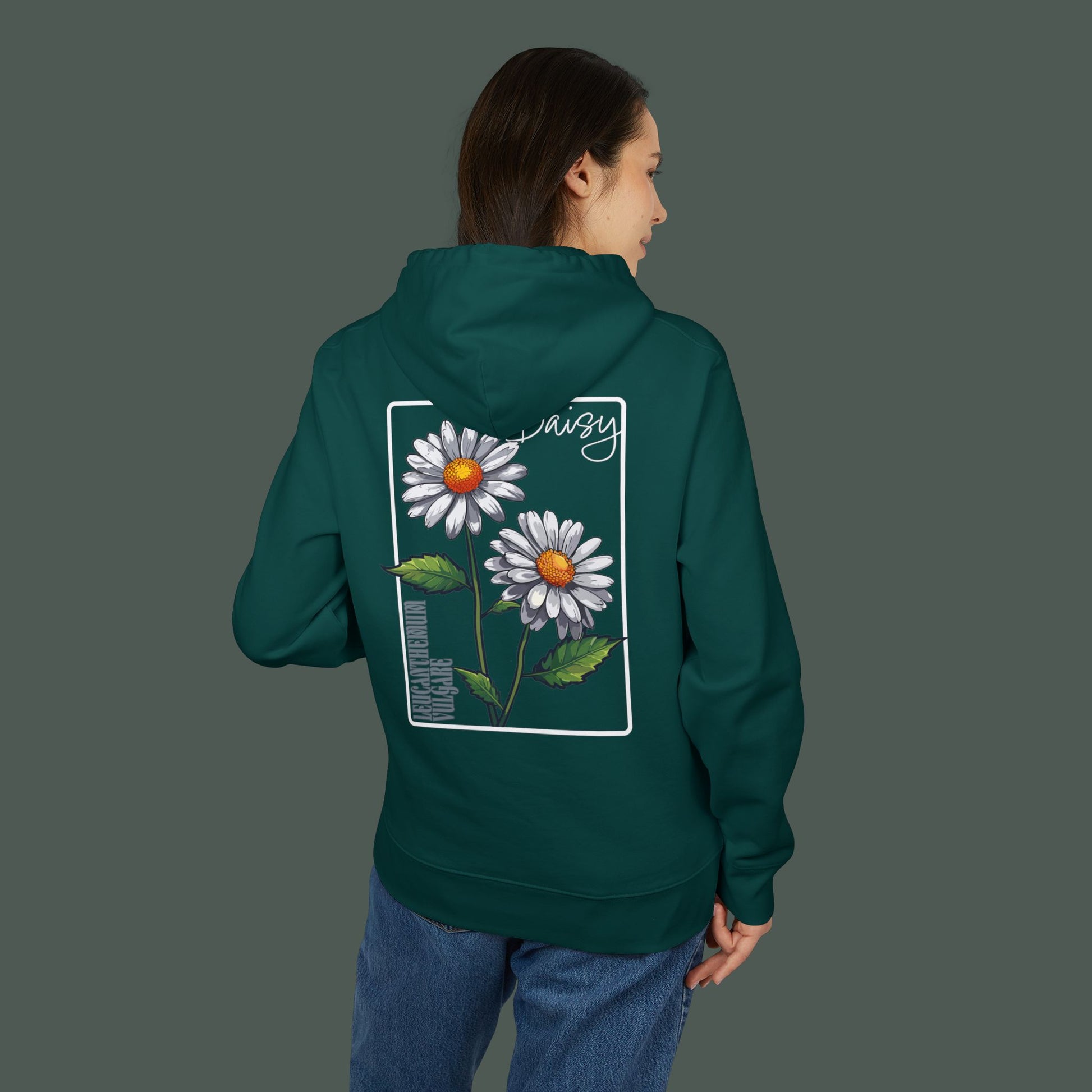 Daisy Embroidered Unisex Hoodie