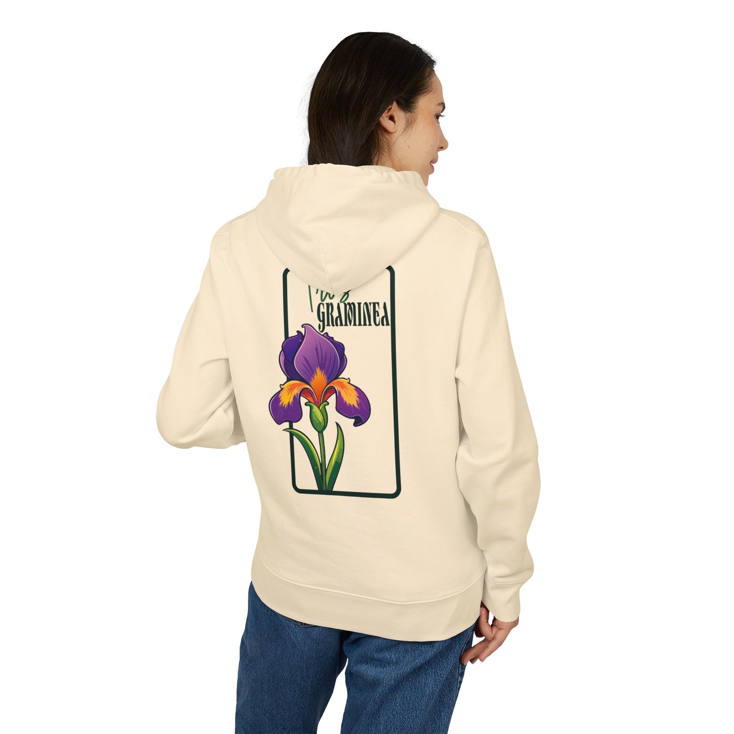 Floral Graphic Unisex Hoodie - Perfect for Spring Celebrations "Iris"