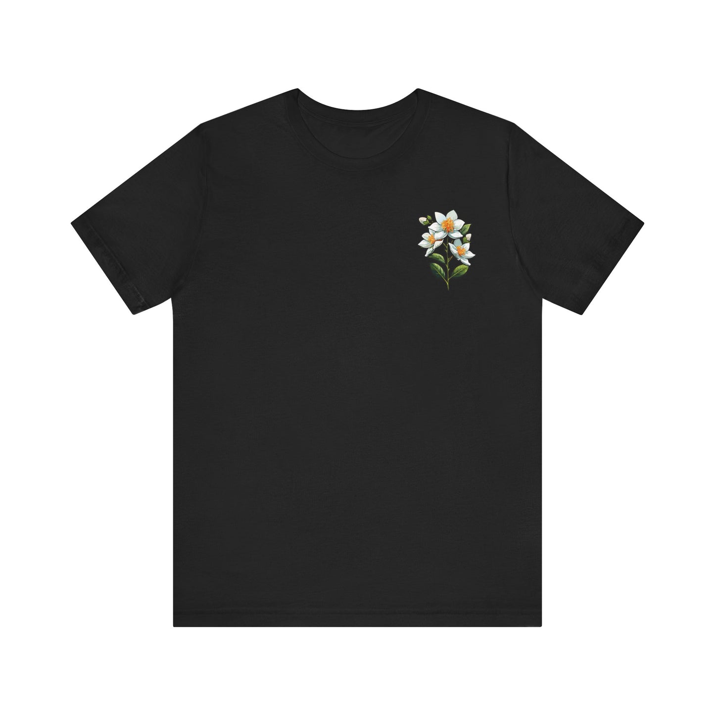 Floral Unisex Jersey Tee - 'La Spirituellement Officielle' Design