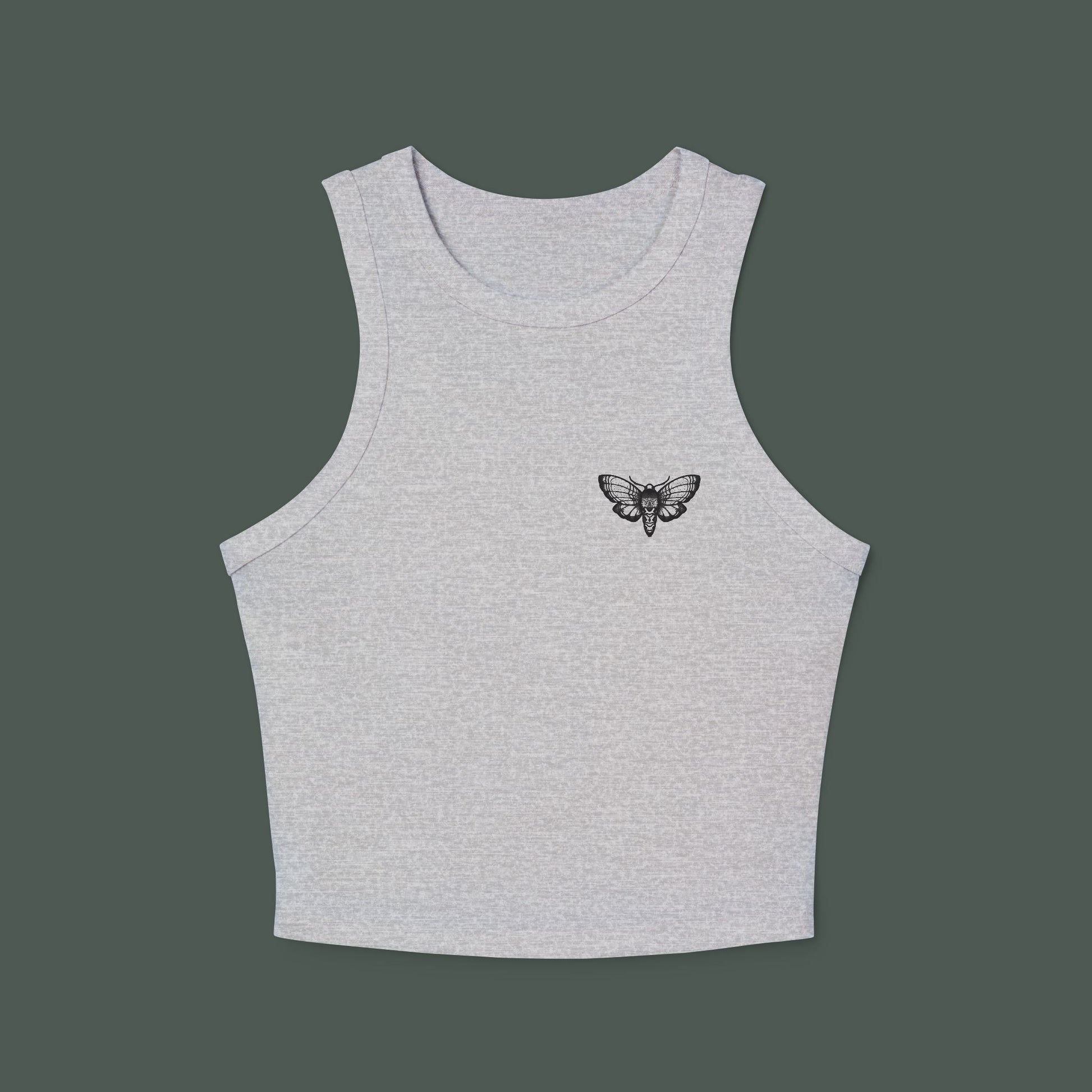 Women's Micro Rib Racer Tank Top, Summer Style, Casual Wear, Gift for Her, Eco-Friendly Fashion