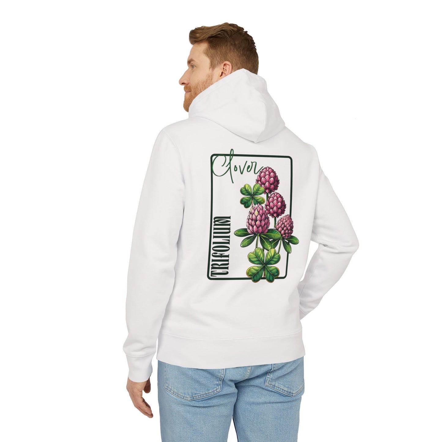 Floral Clover Design Hoodie for Nature Lovers "Clover"