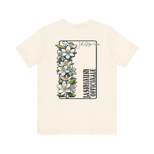 Floral Unisex Jersey Tee - 'La Spirituellement Officielle' Design