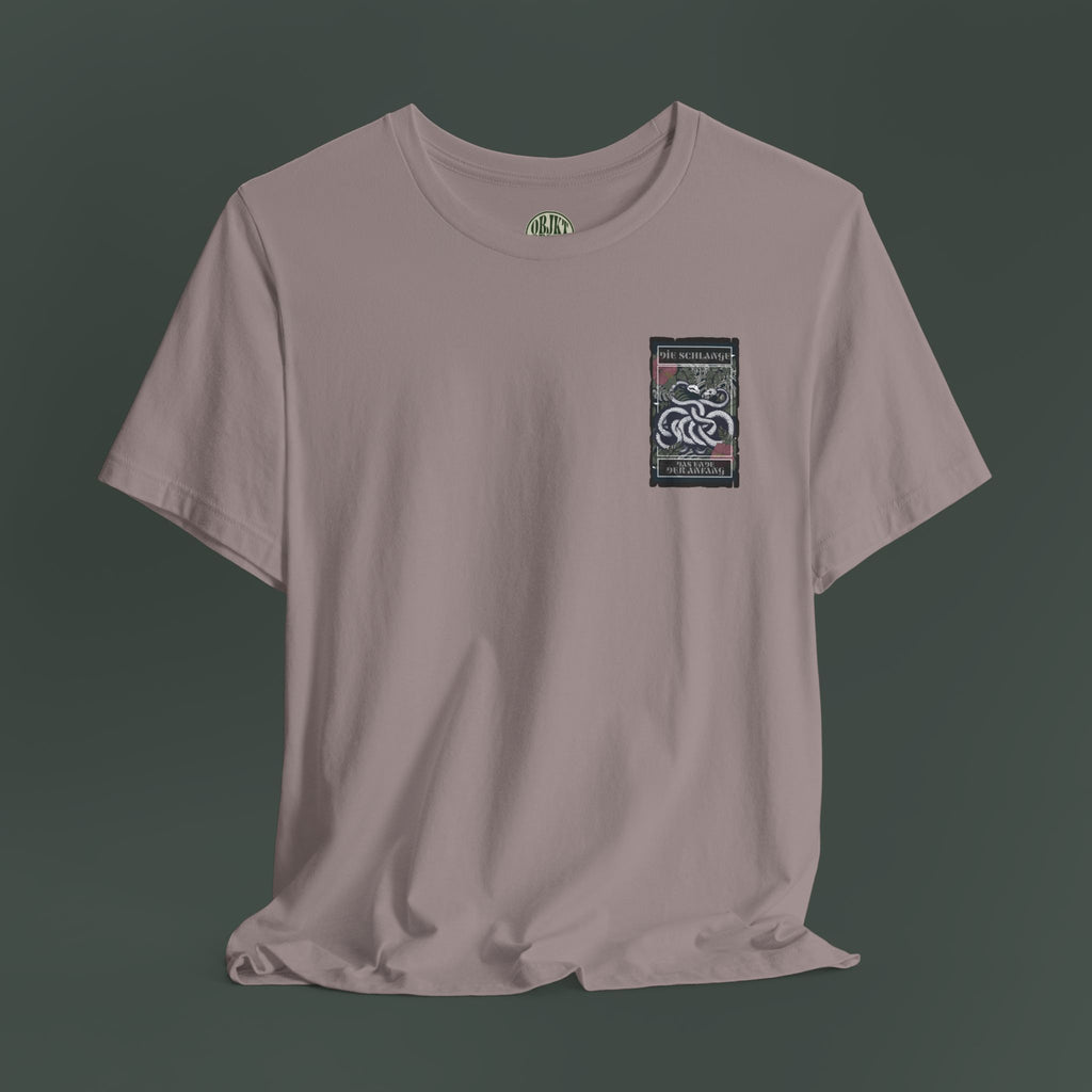 Unisex Graphic Tee, Artistic Snake Print T-Shirt, Cool Gift for Trendsetters, Casual Wear, Unique Fashion Style, Summer Essential