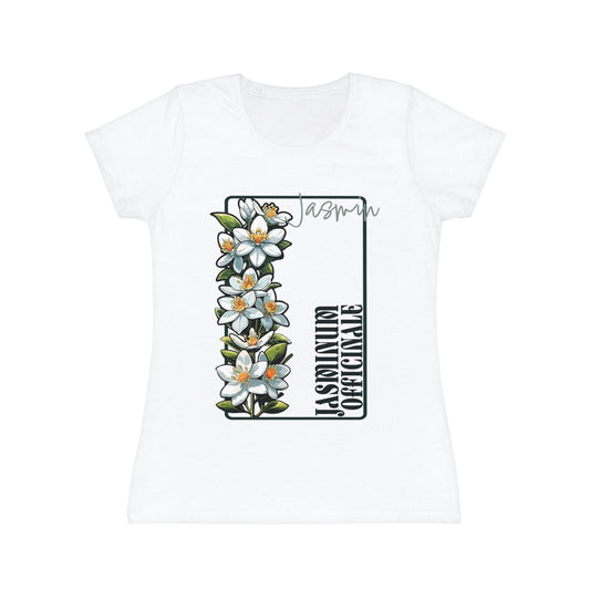 Floral Women's Iconic T-Shirt - Elegant Floral Design for Everyday Wear