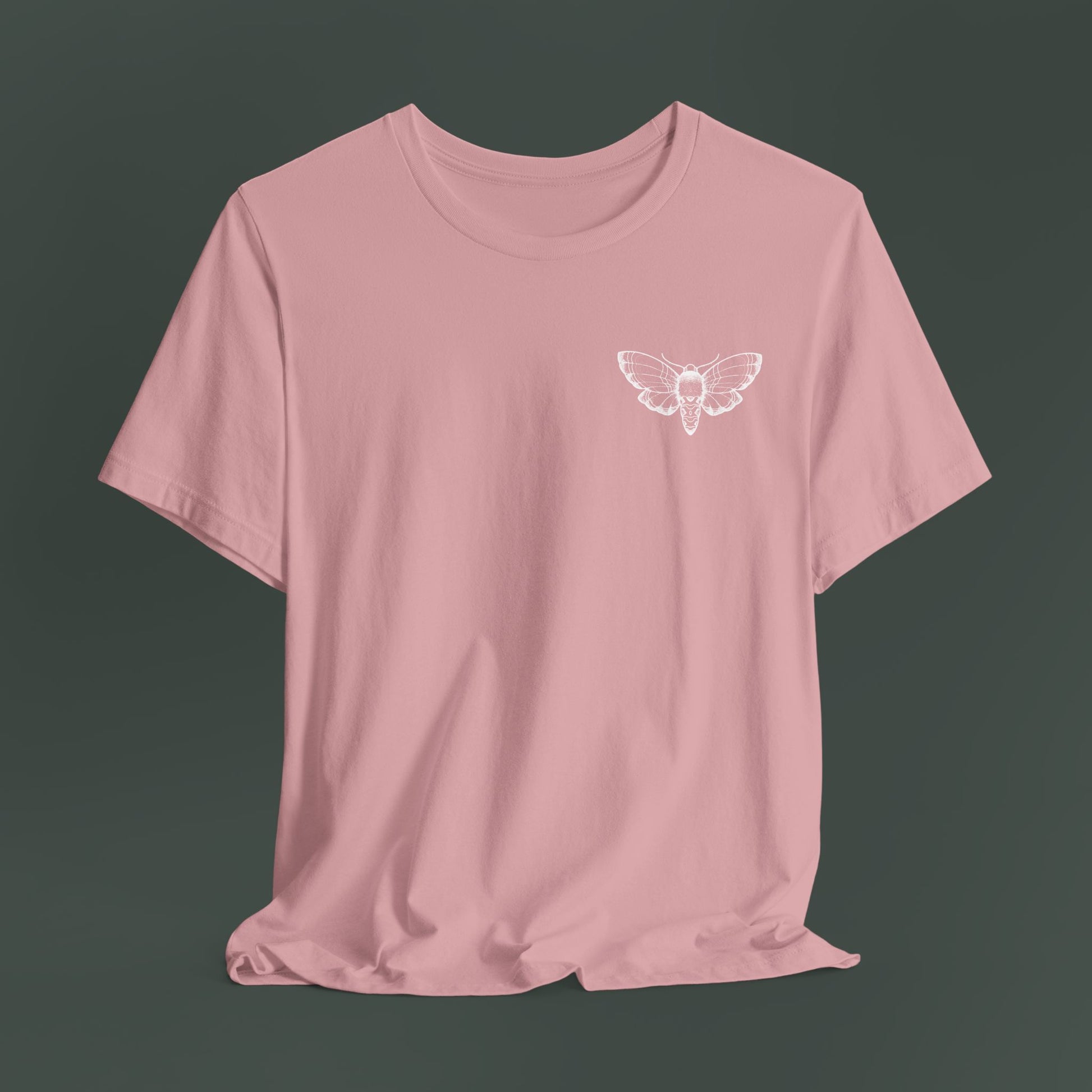 Artistic Moth Graphic Tee, Casual Unisex T-Shirt for Nature Lovers, Unique Gift for Birthdays, Festivals, and Everyday Wear