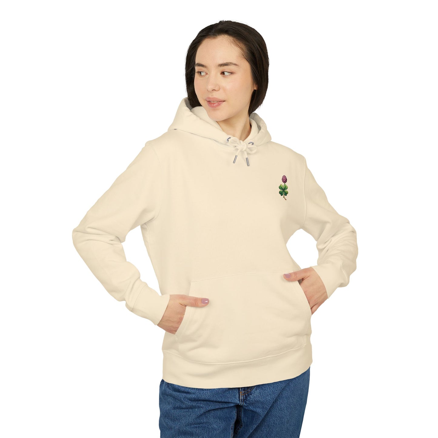 Floral Clover Design Hoodie for Nature Lovers "Clover"