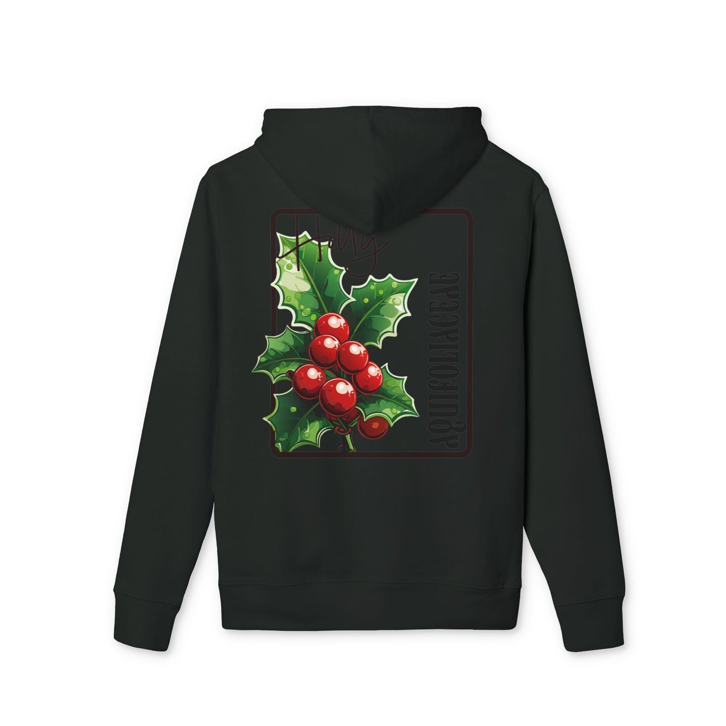 Holiday Holly Hooded Sweatshirt - Unisex Christmas Apparel